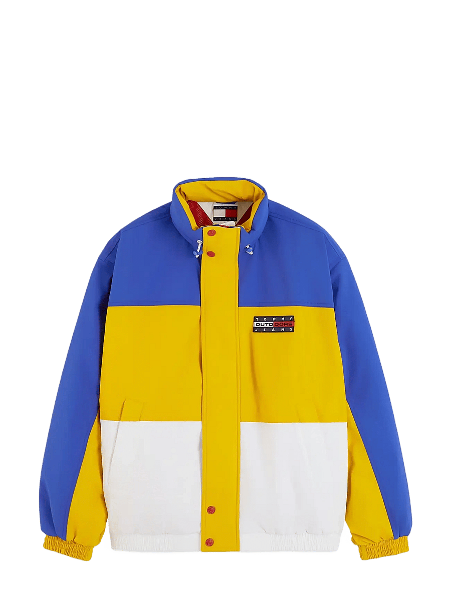 Tommy Jeans - TJM OUTDOORS COLOBLCK JACKET EXT - countryside yellow deep marine ecru - 1