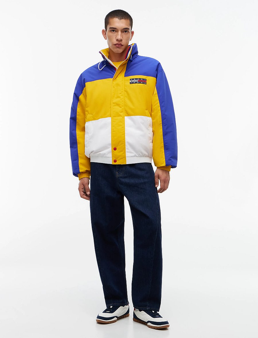 Tommy Jeans - TJM OUTDOORS COLOBLCK JACKET EXT - countryside yellow deep marine ecru - 4