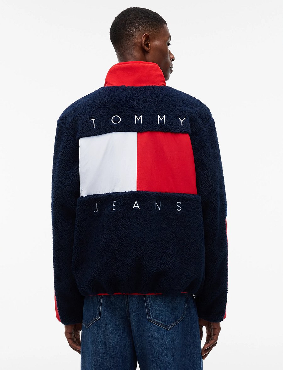 Tommy Jeans - TJM OUTDOORS FLEECE ZIP JKT EXT - höstjackor - dark blue - 2