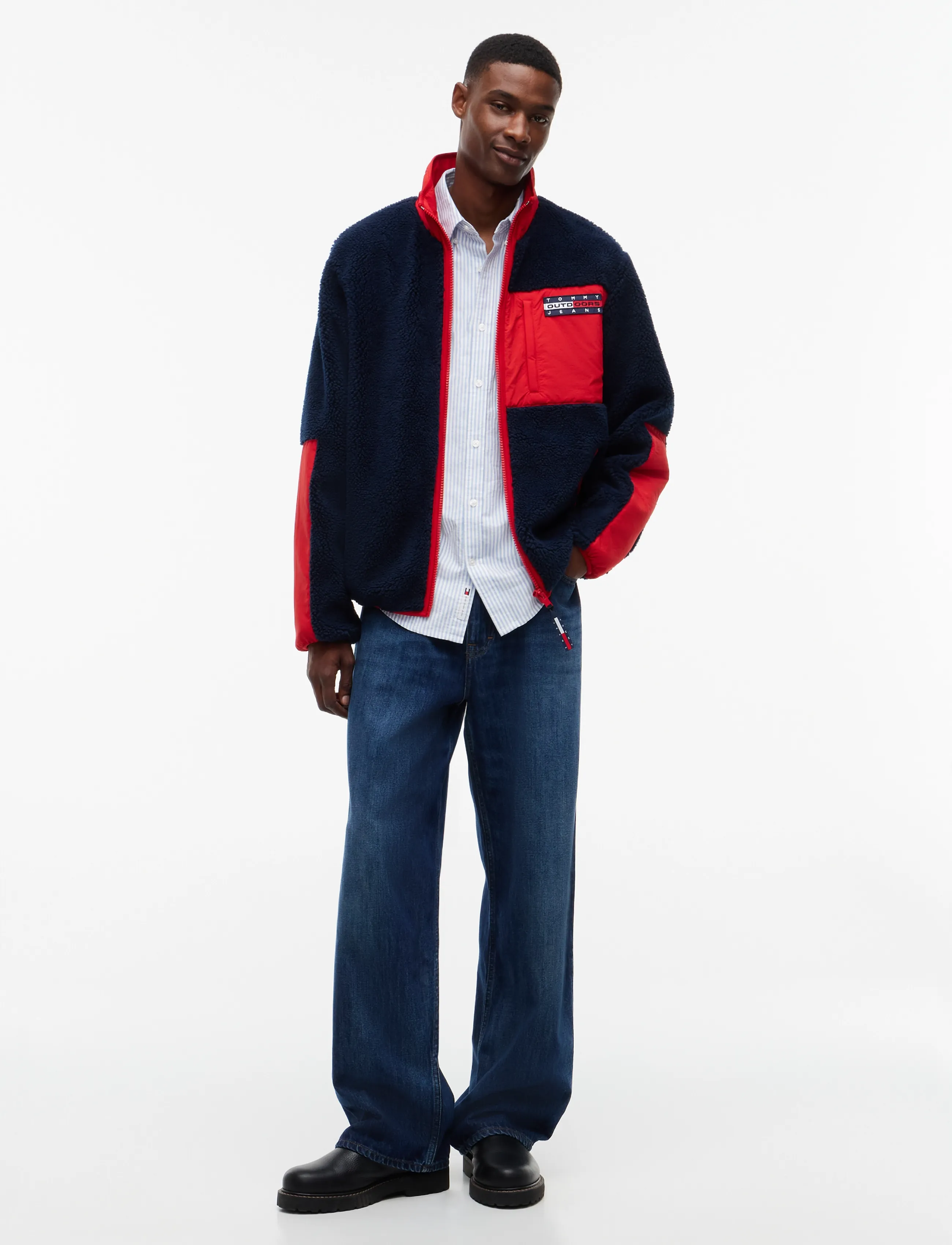Tommy Jeans - TJM OUTDOORS FLEECE ZIP JKT EXT - dark blue - 4