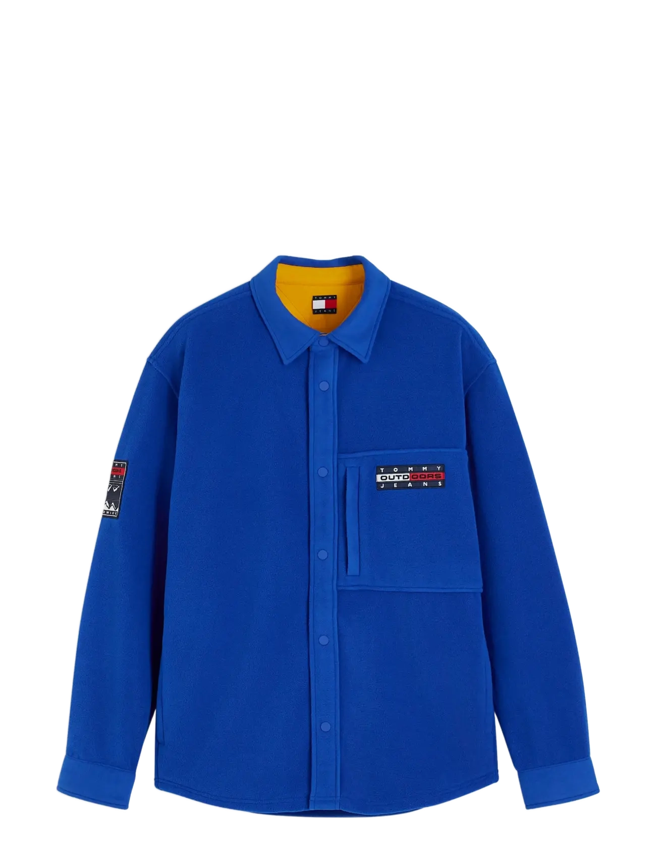 Tommy Jeans TJM OUTDOORS FLEECE OVRSHIRT EXT - Kleidung - DEEP MARINE / blue