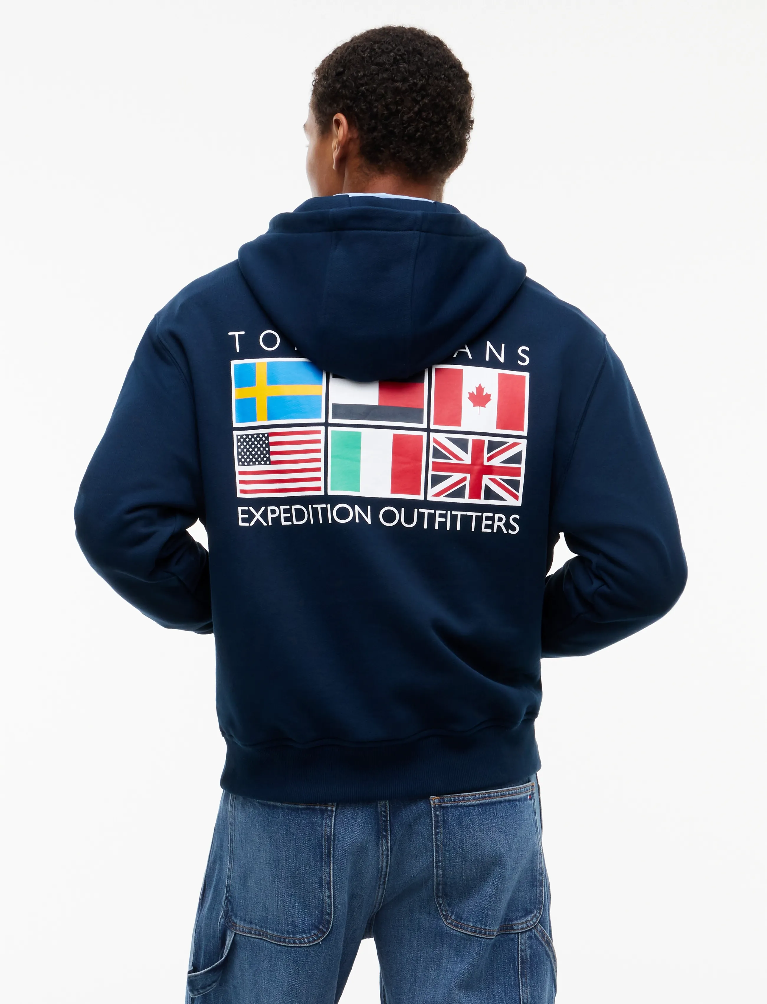 Tommy Jeans - TJM OUTDOORS HOODIE - kapuutsiga pusad - dark blue - 2