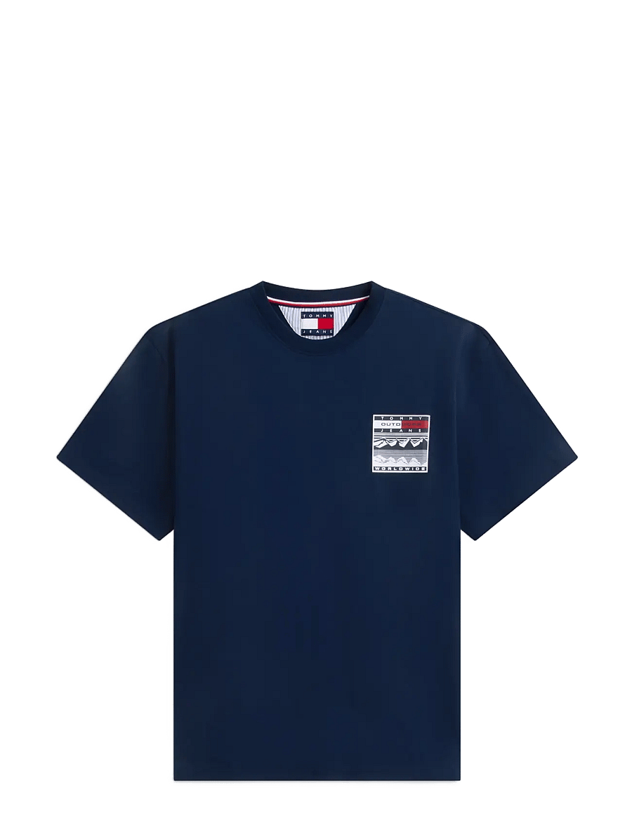 Tommy Jeans - TJM RLX OUTDOORS SS TEE - lühikeste varrukatega t-särgid - dark blue - 1