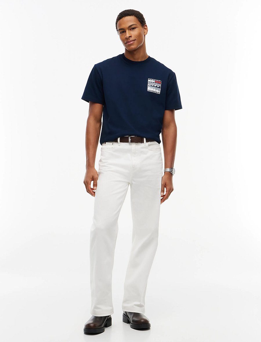 Tommy Jeans - TJM RLX OUTDOORS SS TEE - lühikeste varrukatega t-särgid - dark blue - 4