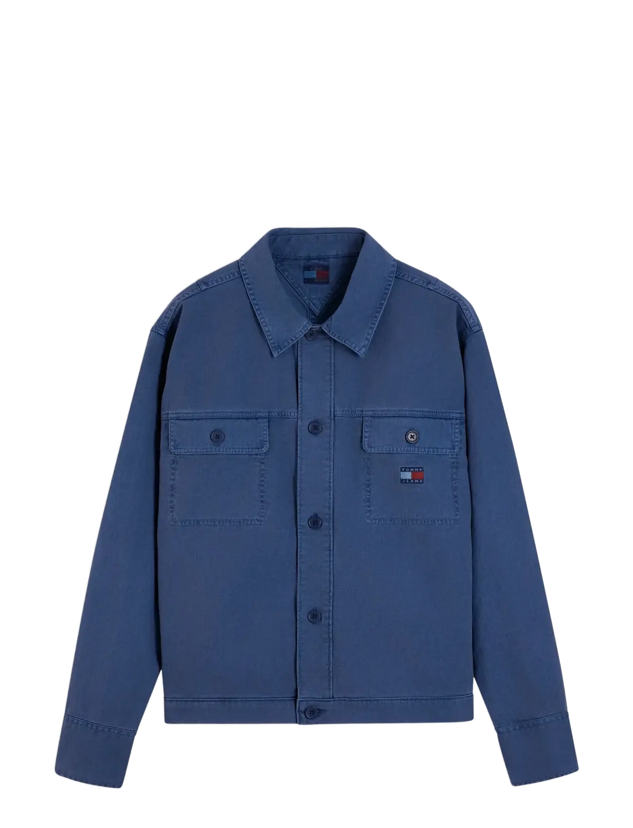 Tommy Jeans - TJM ESSENTIAL OVERSHIRT - ungefütterte denimjacken - basic navy - 1