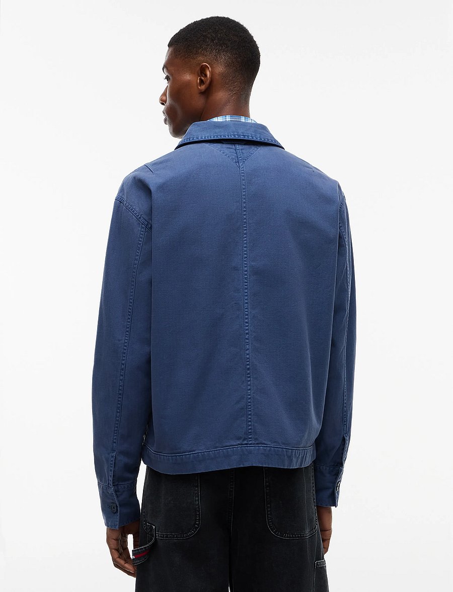 Tommy Jeans - TJM ESSENTIAL OVERSHIRT - ungefütterte denimjacken - basic navy - 2