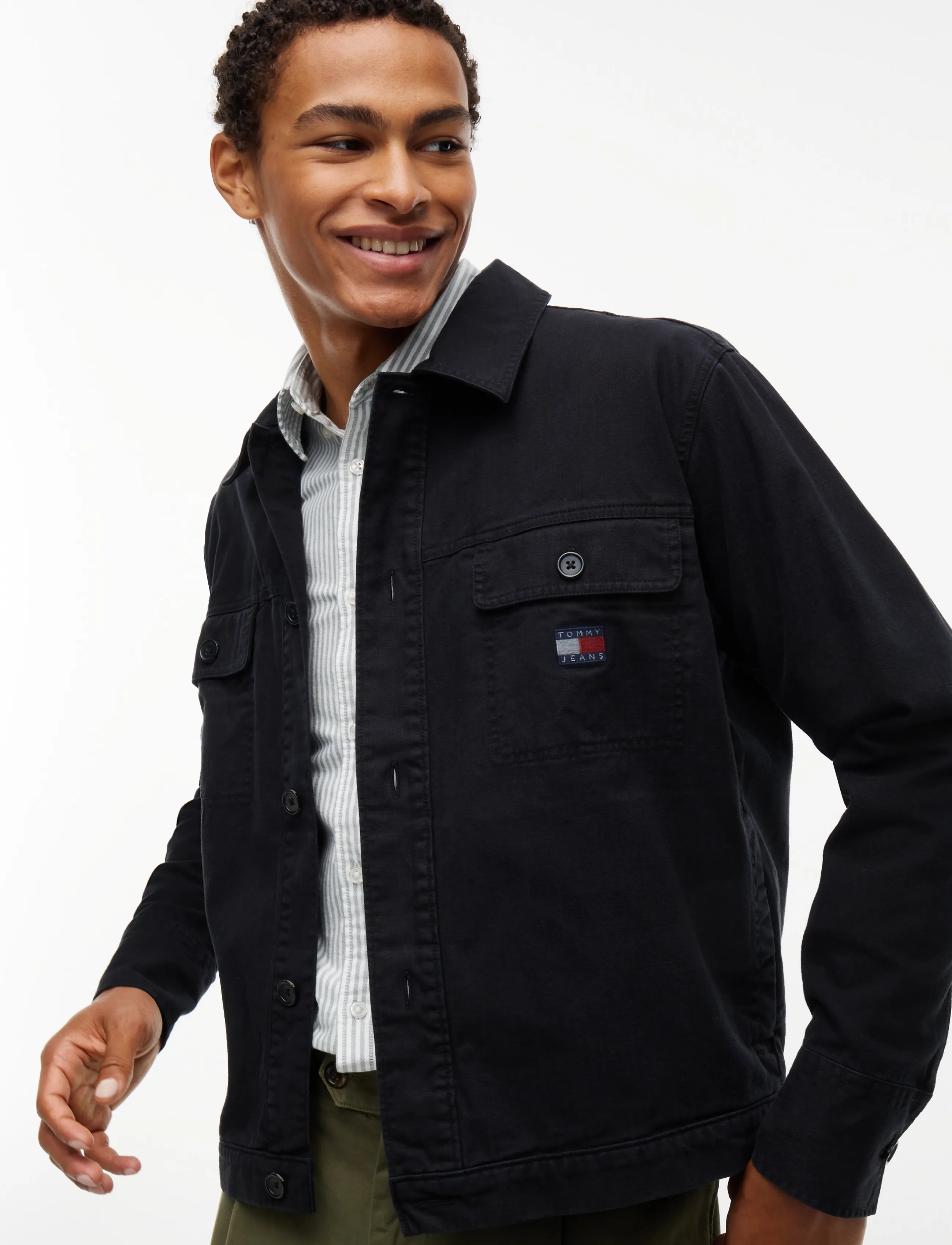 Tommy Jeans - TJM ESSENTIAL OVERSHIRT - black - 3