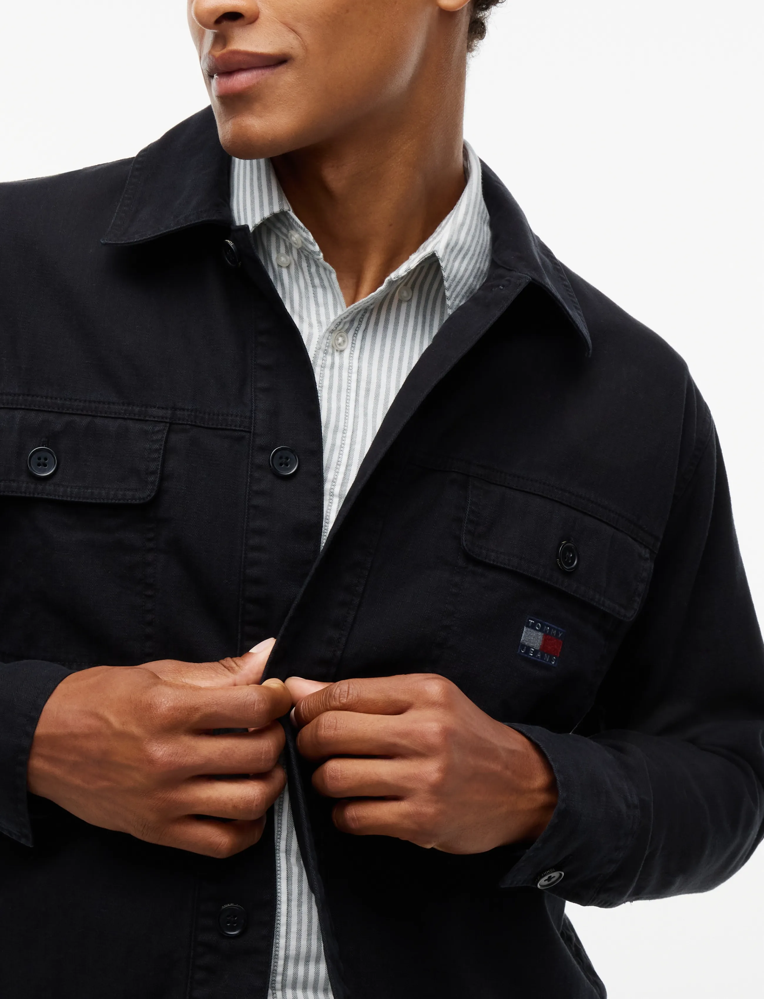 Tommy Jeans - TJM ESSENTIAL OVERSHIRT - black - 5