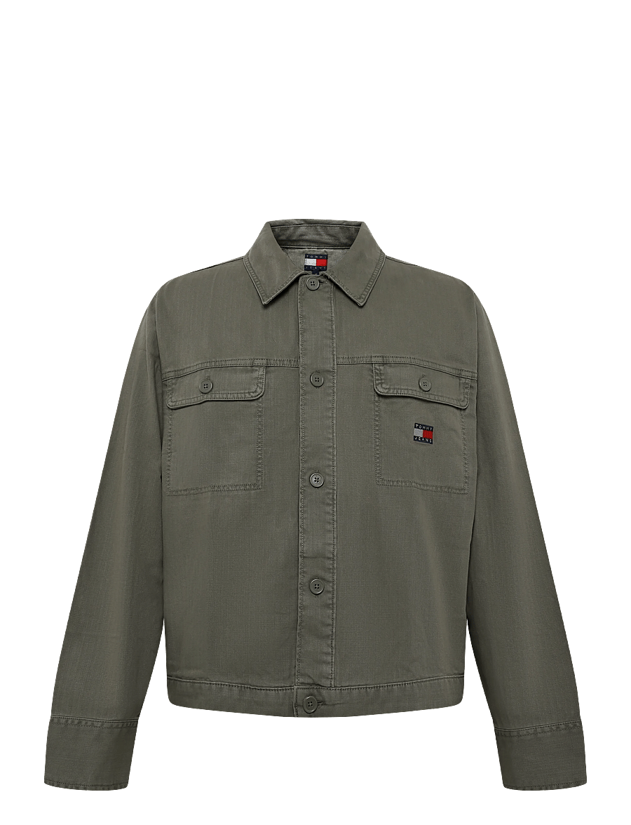 Tommy Jeans - TJM ESSENTIAL OVERSHIRT - uforede denimjakker - rocky mountain - 0