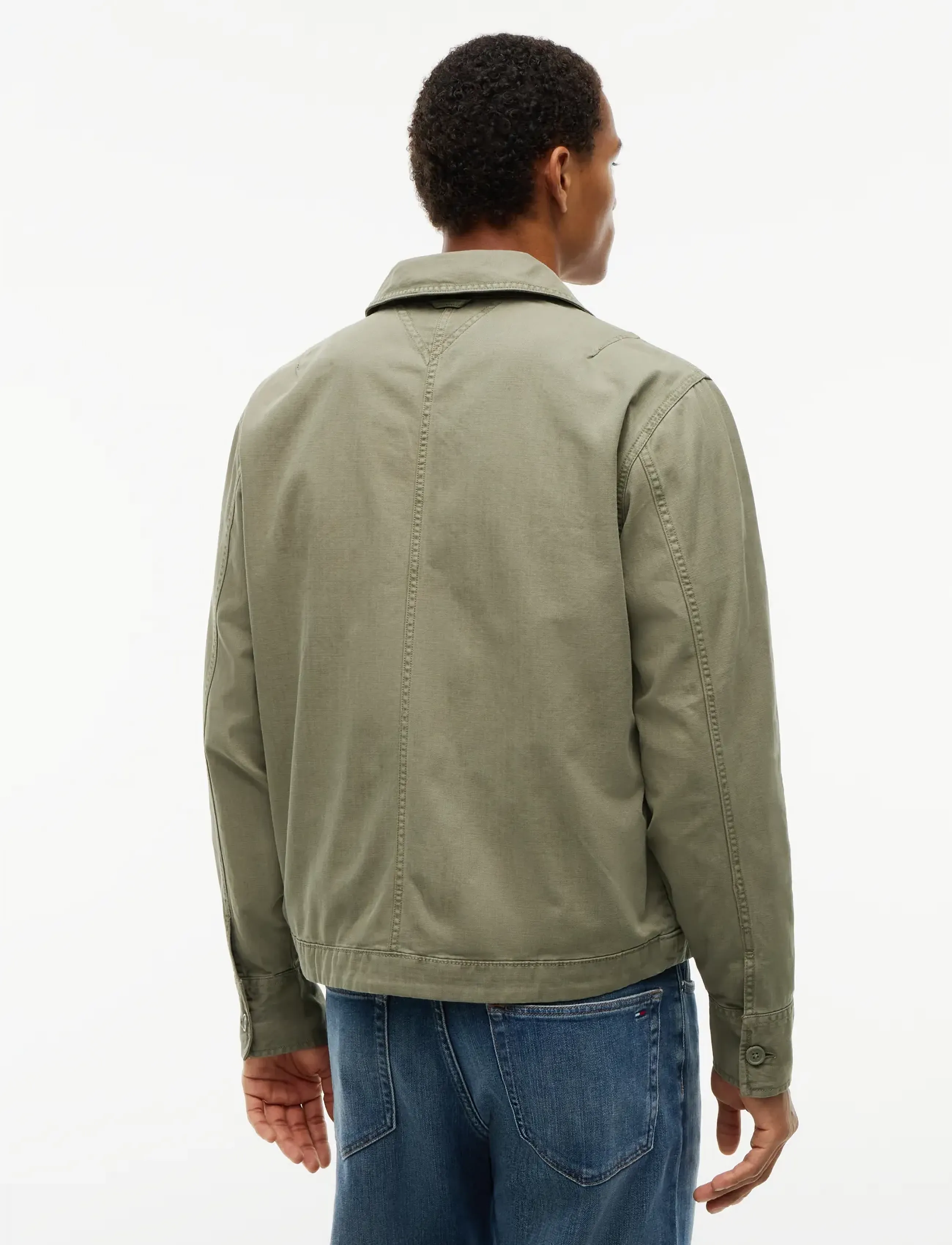Tommy Jeans - TJM ESSENTIAL OVERSHIRT - unlined denim jackets - rocky mountain - 3