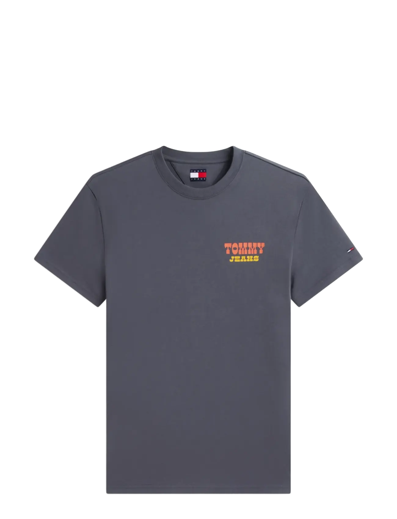Tommy Jeans - TJM REG NOVELTY TEE - kortærmede t-shirts - washed black - 1