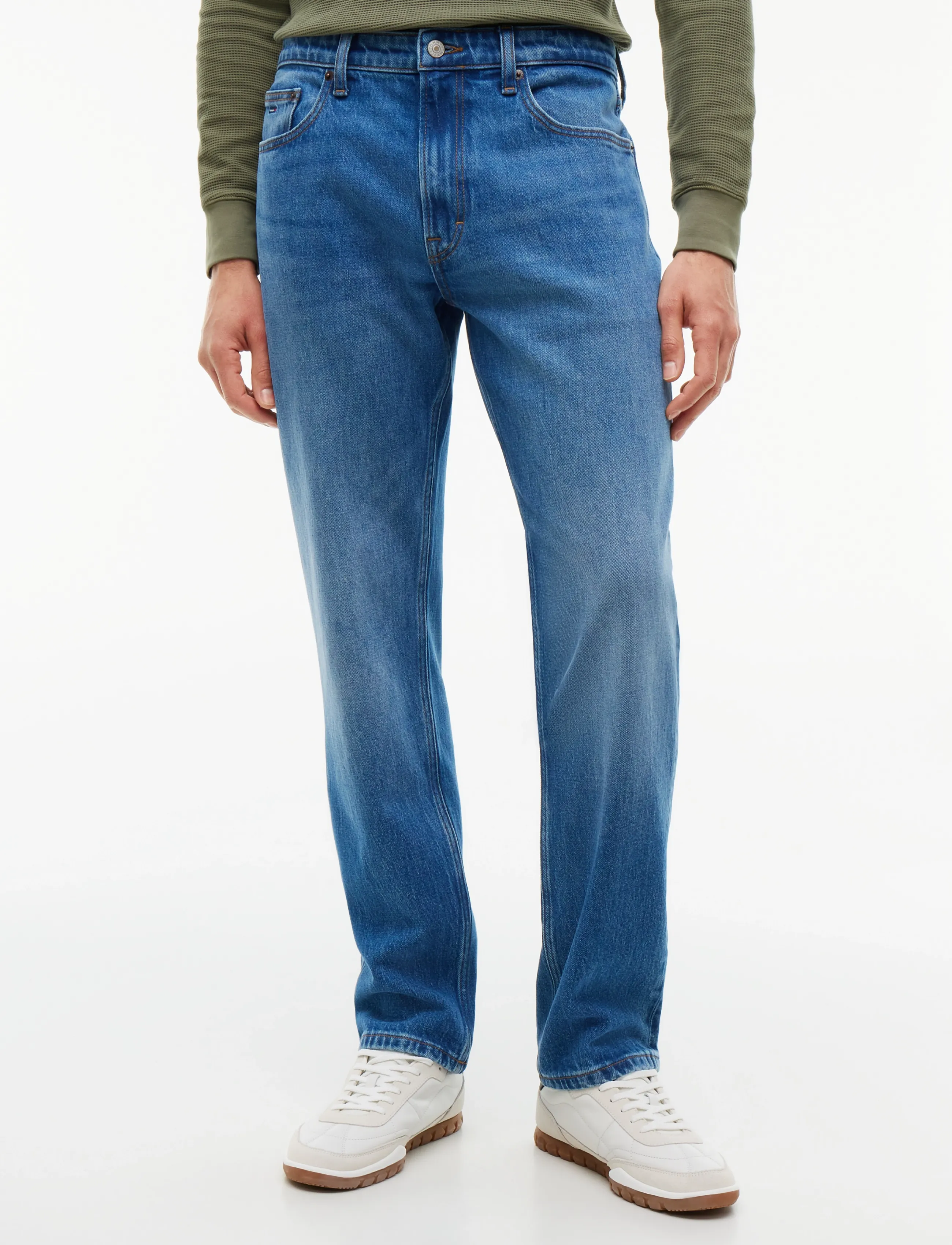 Tommy Jeans Ryan Slim Straight Jeans - Tommy Jeans - DENIM MEDIUM / blue