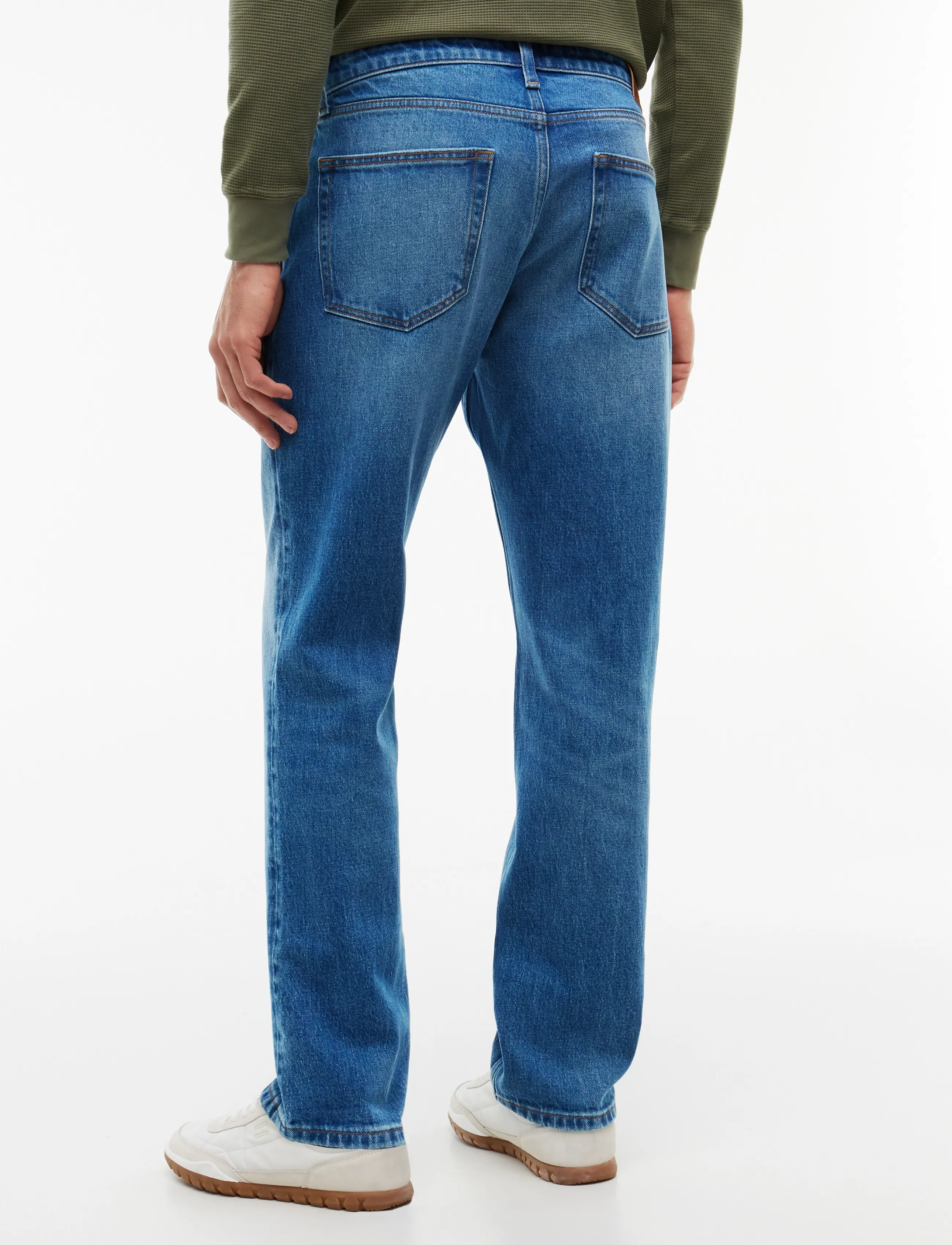Tommy Jeans - Ryan Slim Straight Jeans - kitsad teksad - denim medium - 3
