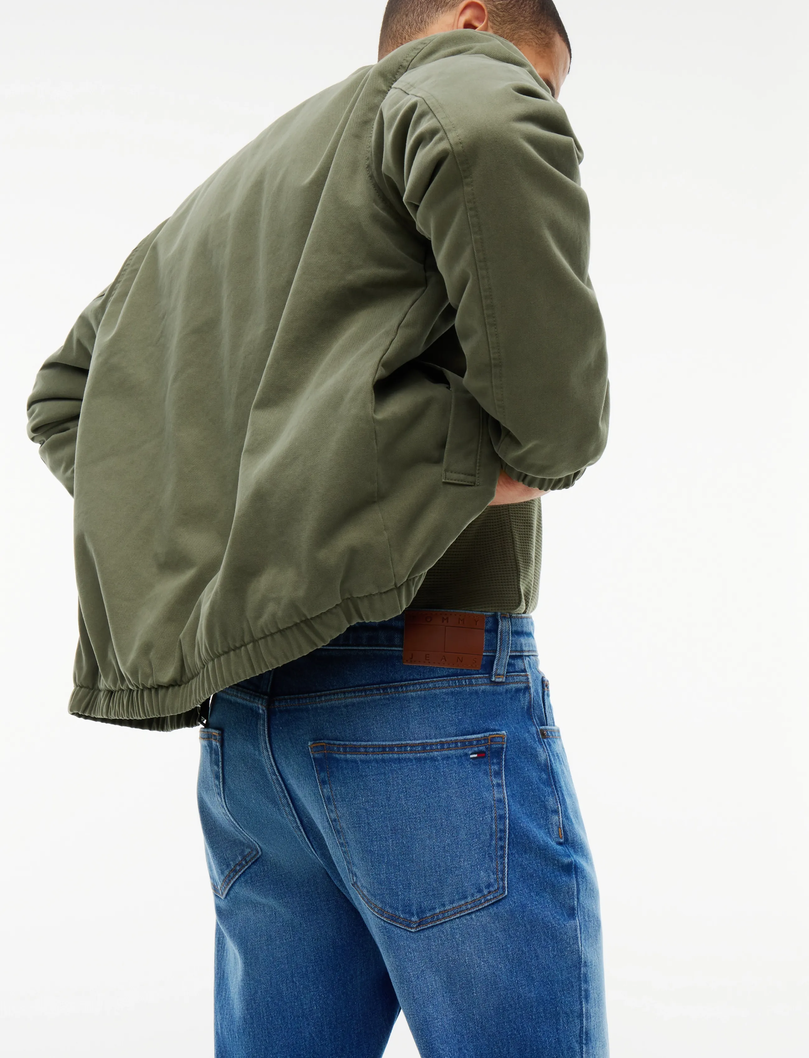 Tommy Jeans - Ryan Slim Straight Jeans - kitsad teksad - denim medium - 5