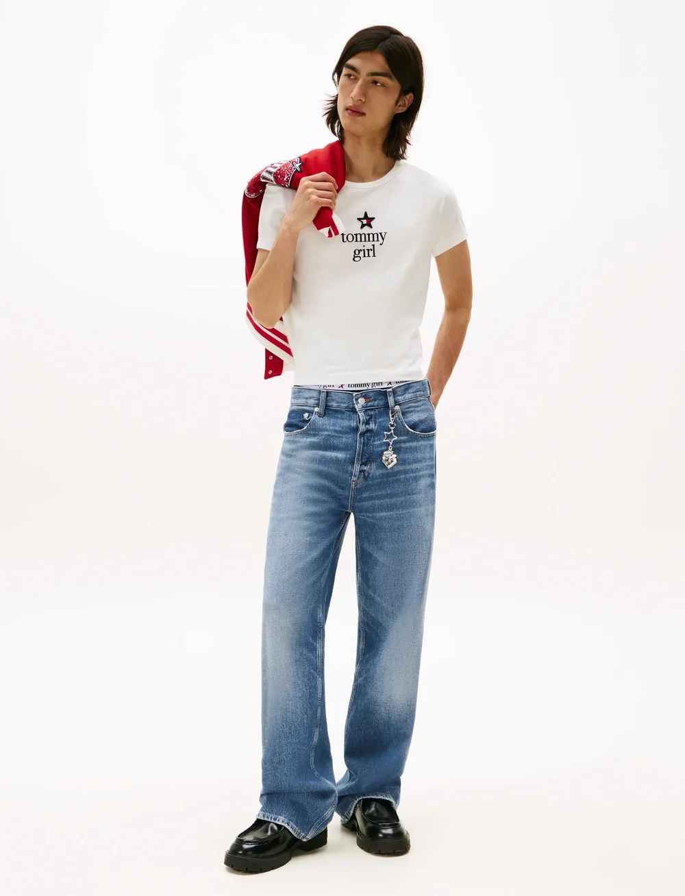 Tommy Jeans - TOMMY GIRL LR RLXD DENIM PANT - regular jeans - indigo wash - 2