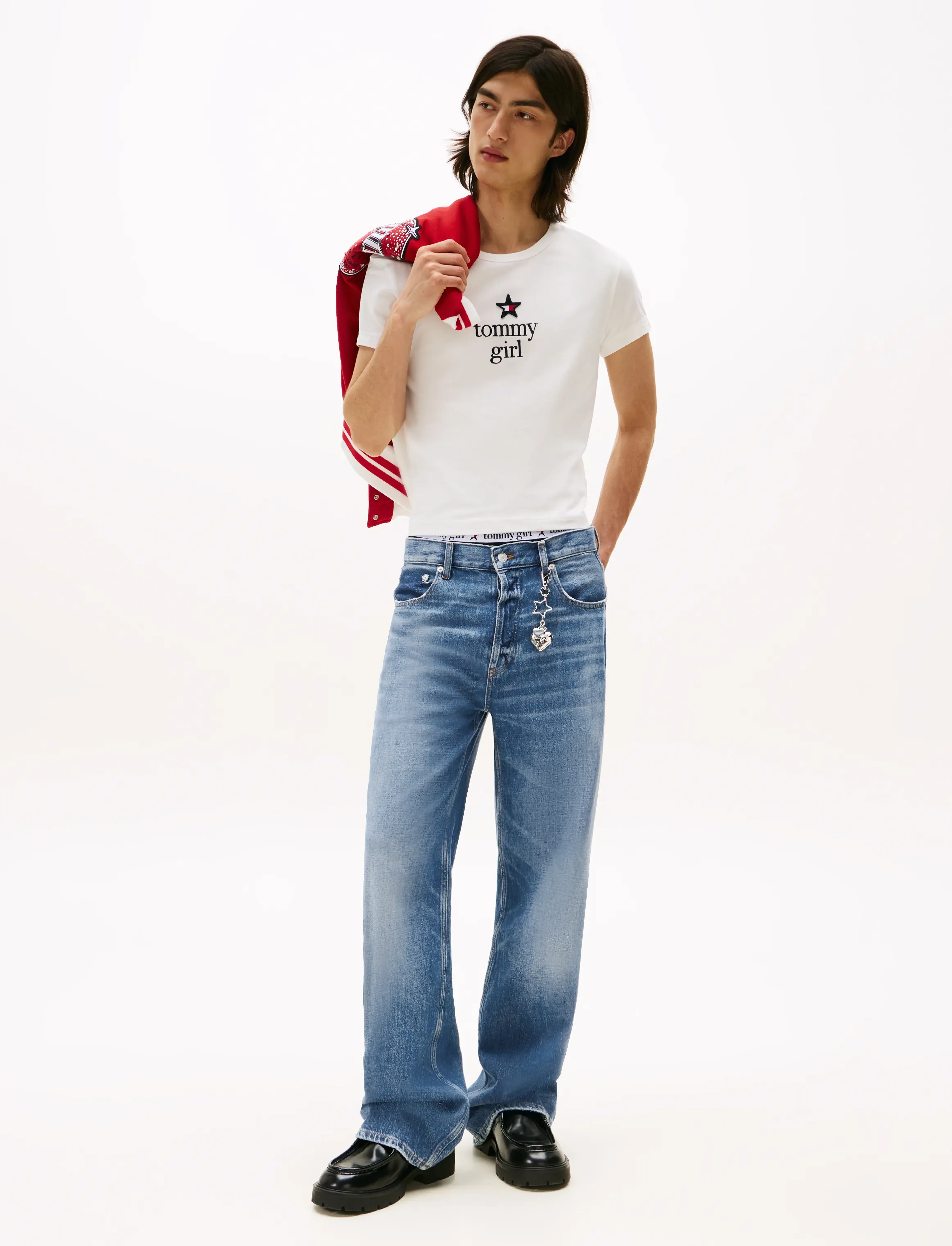 Tommy Jeans - TOMMY GIRL LR RLXD DENIM PANT - regular jeans - indigo wash - 2