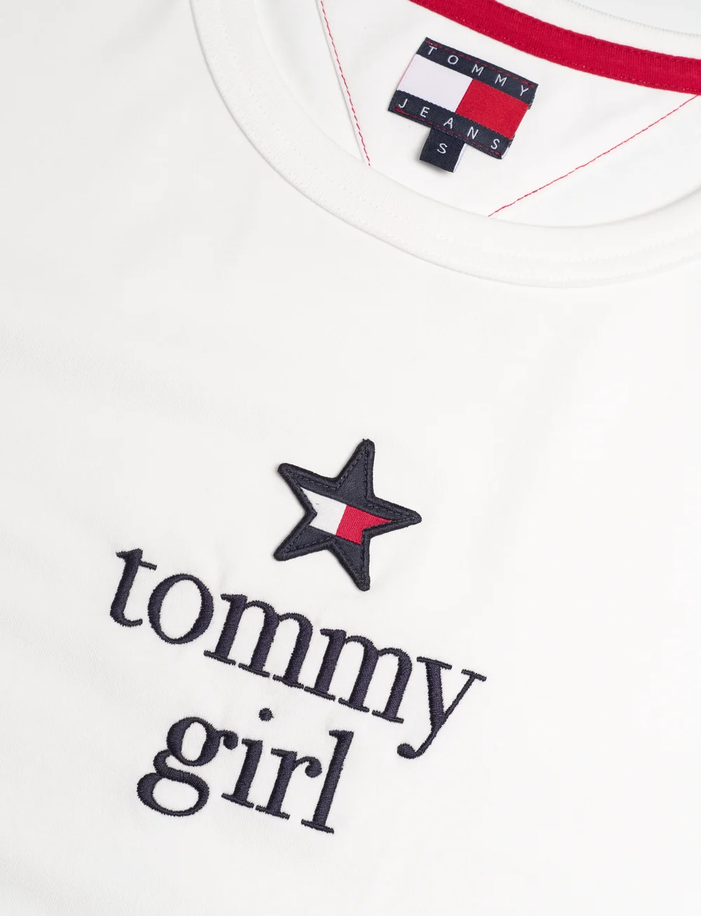 Tommy Jeans - TOMMY GIRL GRAPHIC T-SHIRT - t-shirts - ecru - 5
