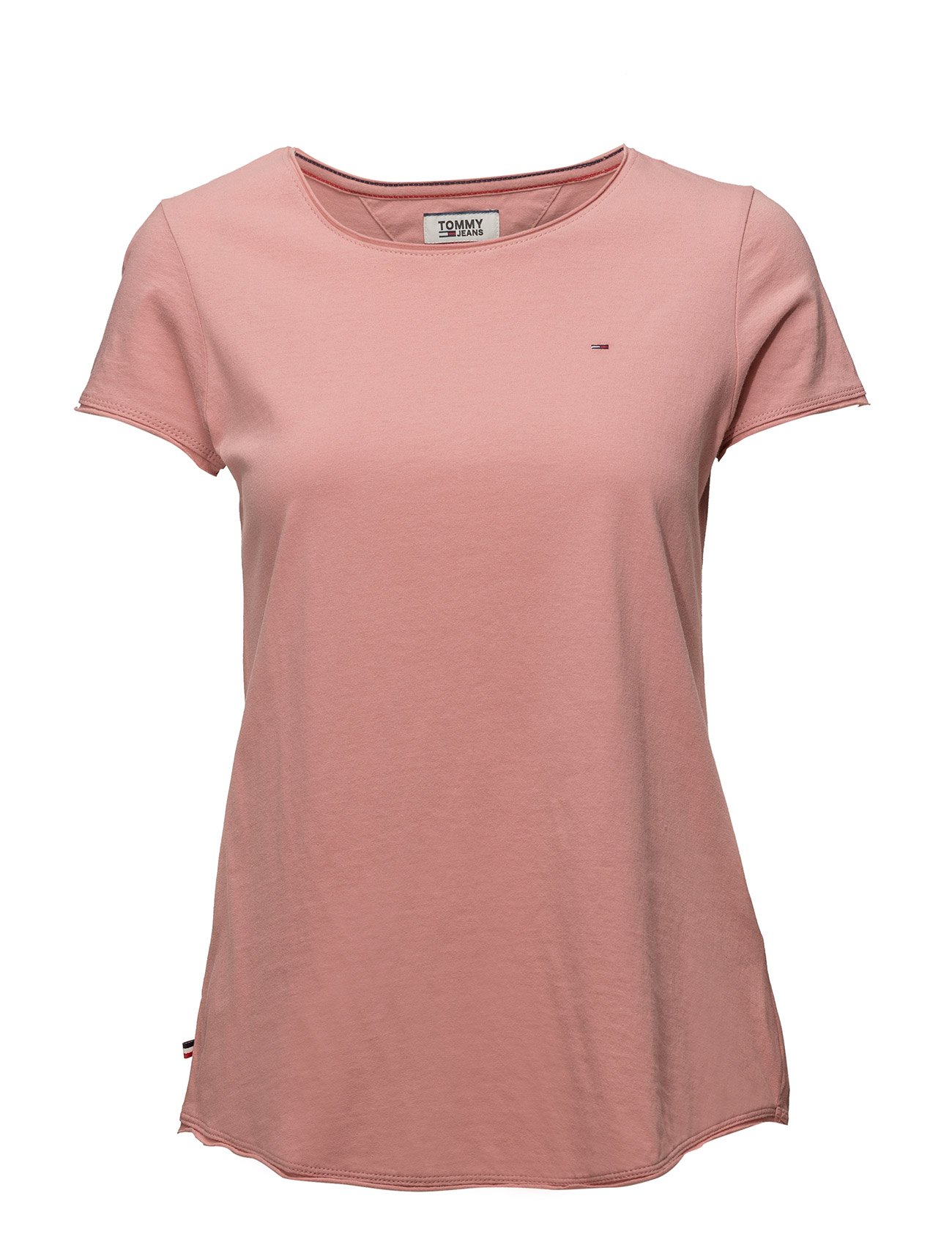 Tommy Jeans - TJW BASIC CN KNIT S/S 14 - blush - 1