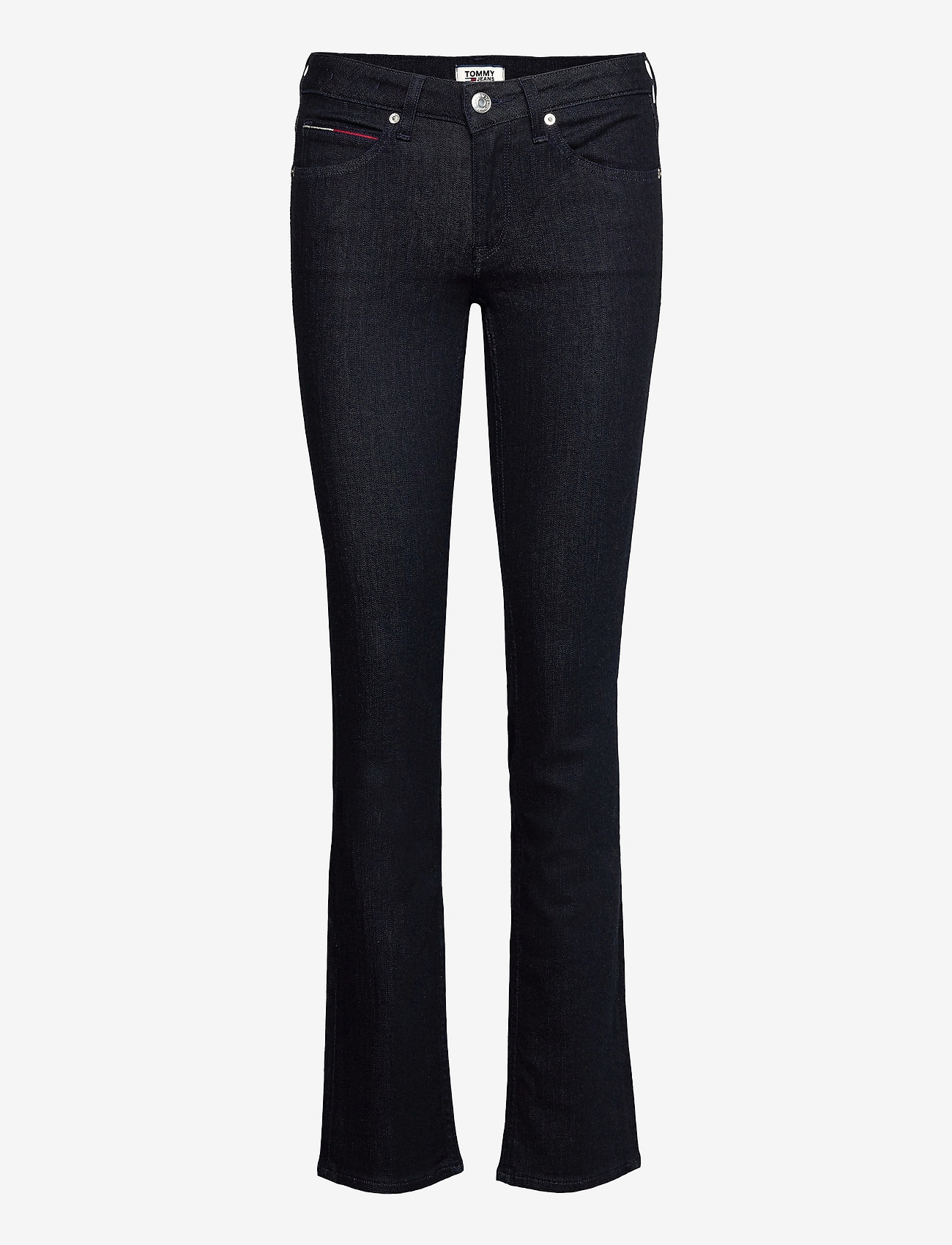 Tommy Jeans - MID RISE STRAIGHT SANDY NRST - džinsa bikses ar taisnām starām - new rinse stretch - 0