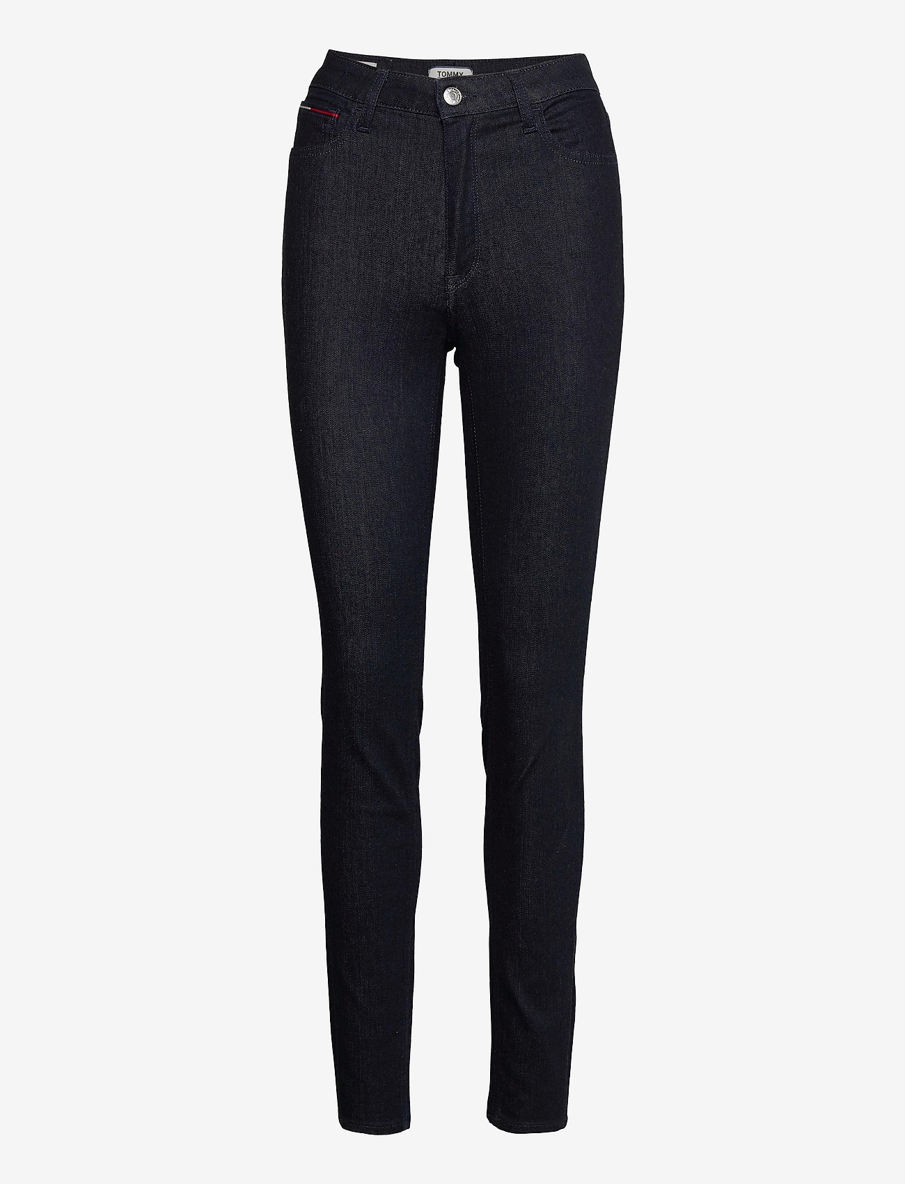 Tommy Jeans - HIGH RISE SKINNY SANTANA NRST - džinsa bikses ar šaurām starām - new rinse stretch - 0