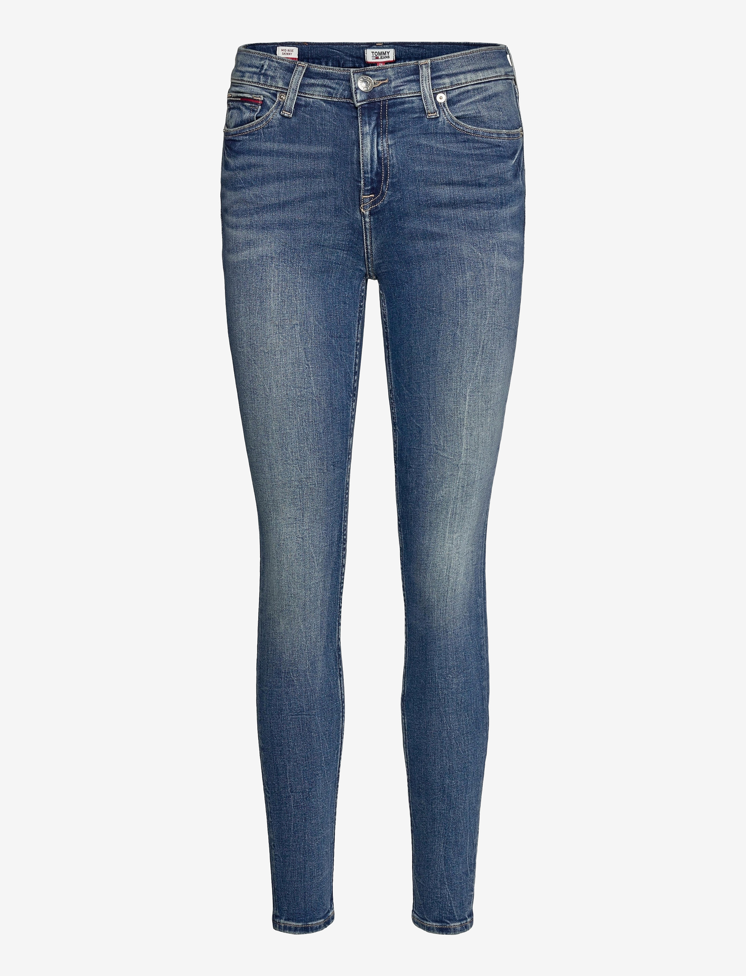 Tommy Jeans - MID RISE SKINNY NORA RBST - royal blue stretch - 0