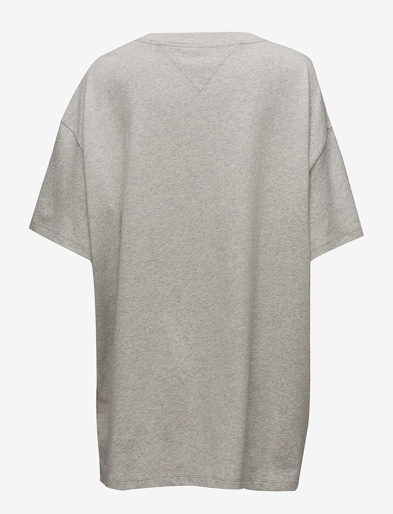 Tommy Jeans - TJW LOGO PRINT TEE DRESS - light grey htr - 1