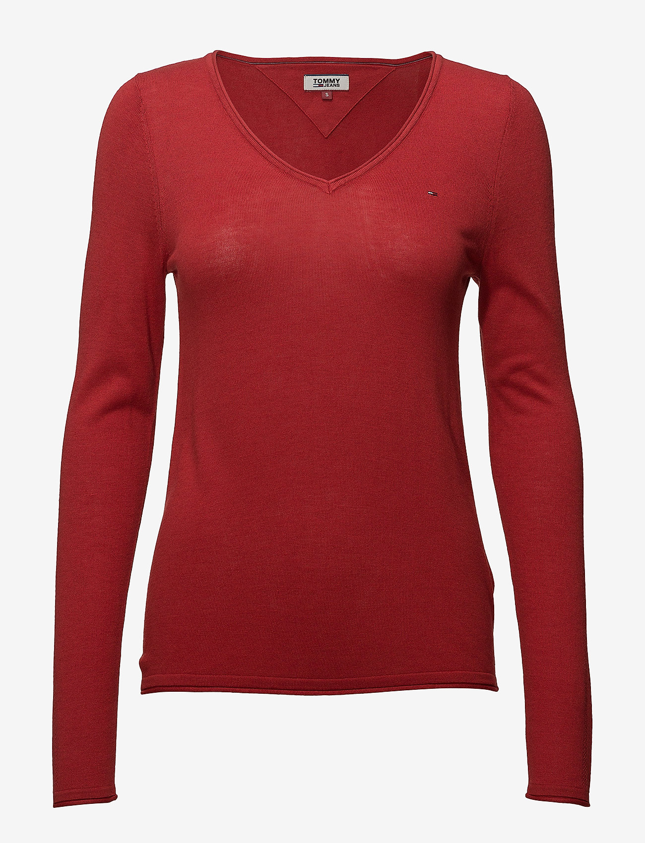 Tommy Jeans - TJW LIGHTWEIGHT V-NECK SWEATER - samba - 0