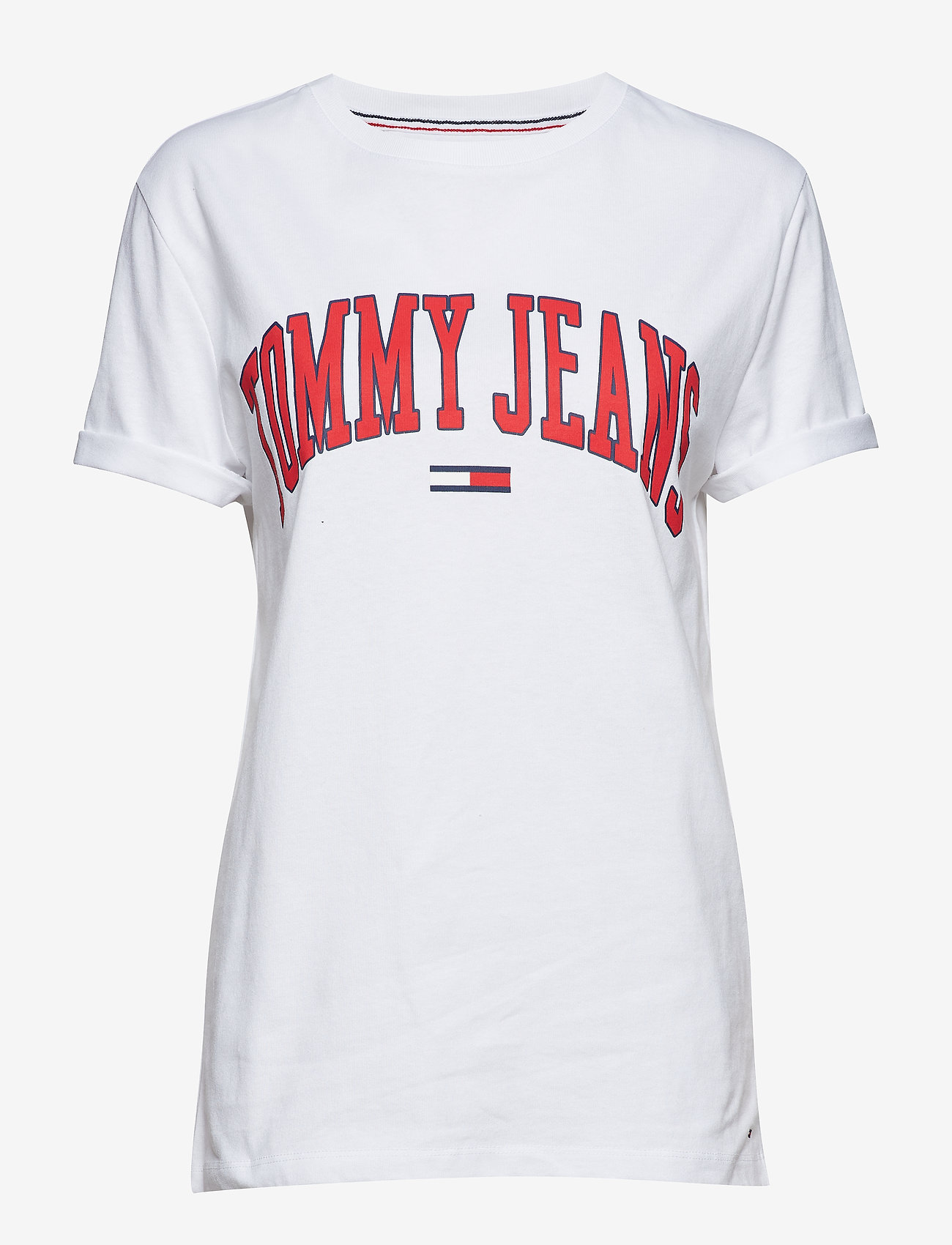 Tommy Jeans - TJW COLLEGIATE LOGO, - classic white - 0