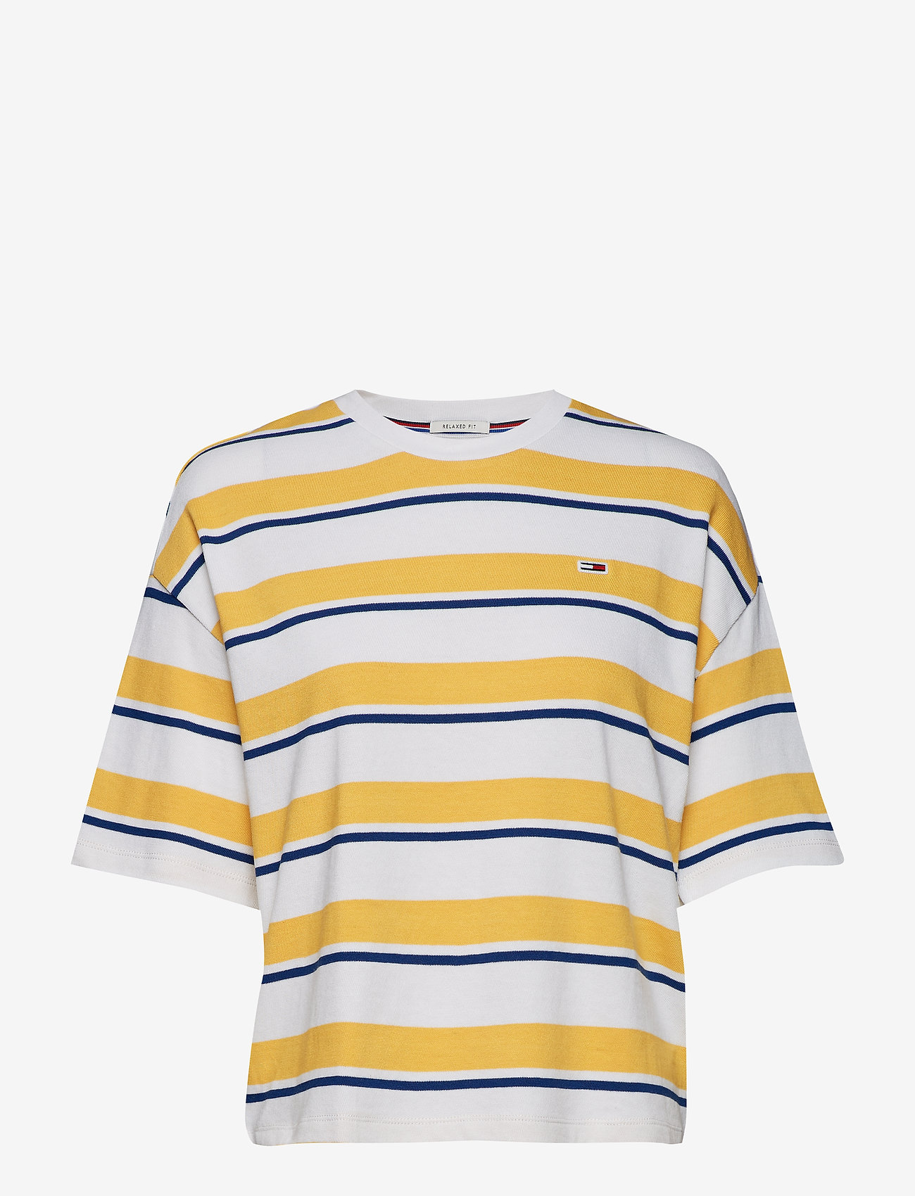 Tommy Jeans - TJW CROPPED MULTISTR - aspen gold / multi - 0