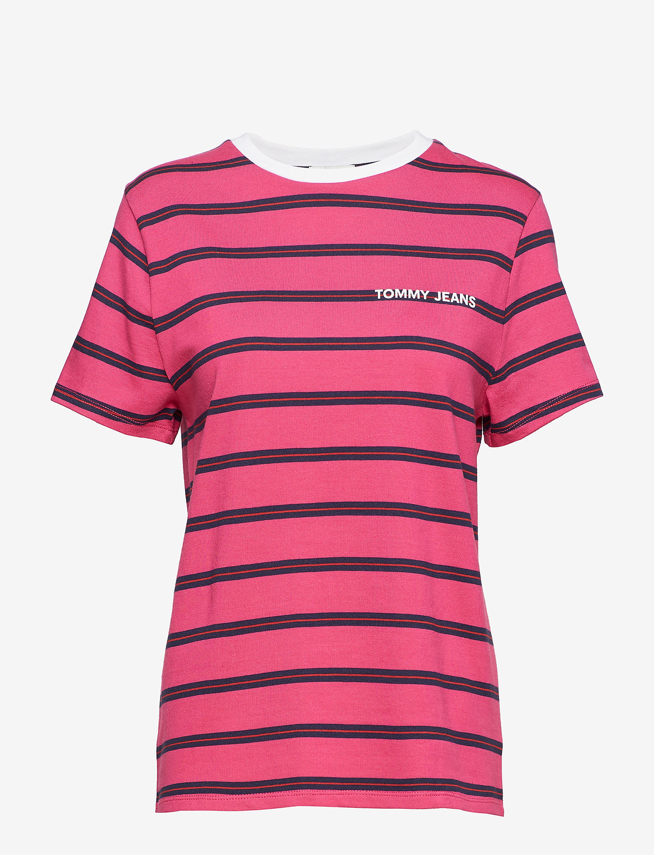 Tommy Jeans - TJW BOYFRIEND LOGO T - fuchsia purple / multi - 0