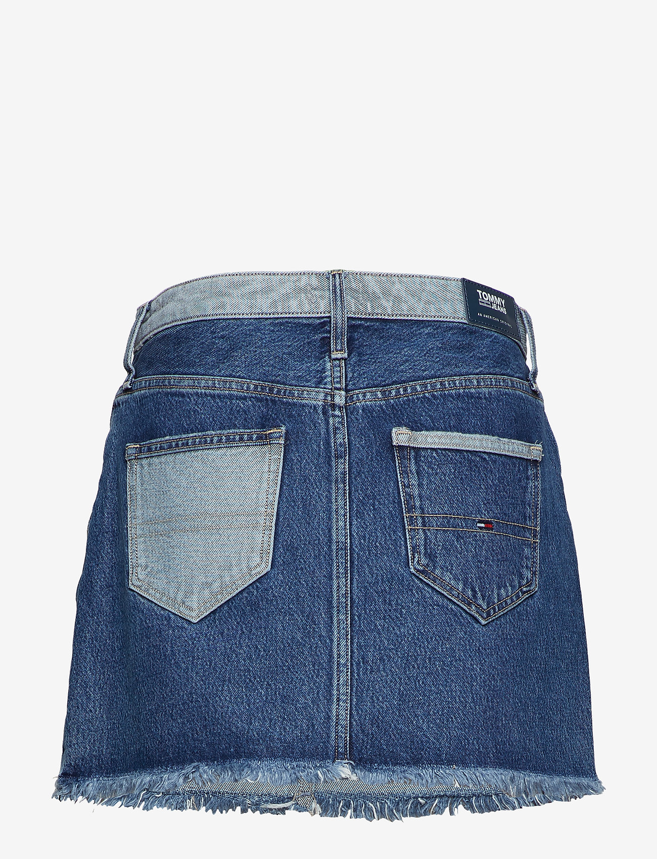 Tommy Jeans - SHORT DENIM SKIRT RV - reverse mid blue rig - 1
