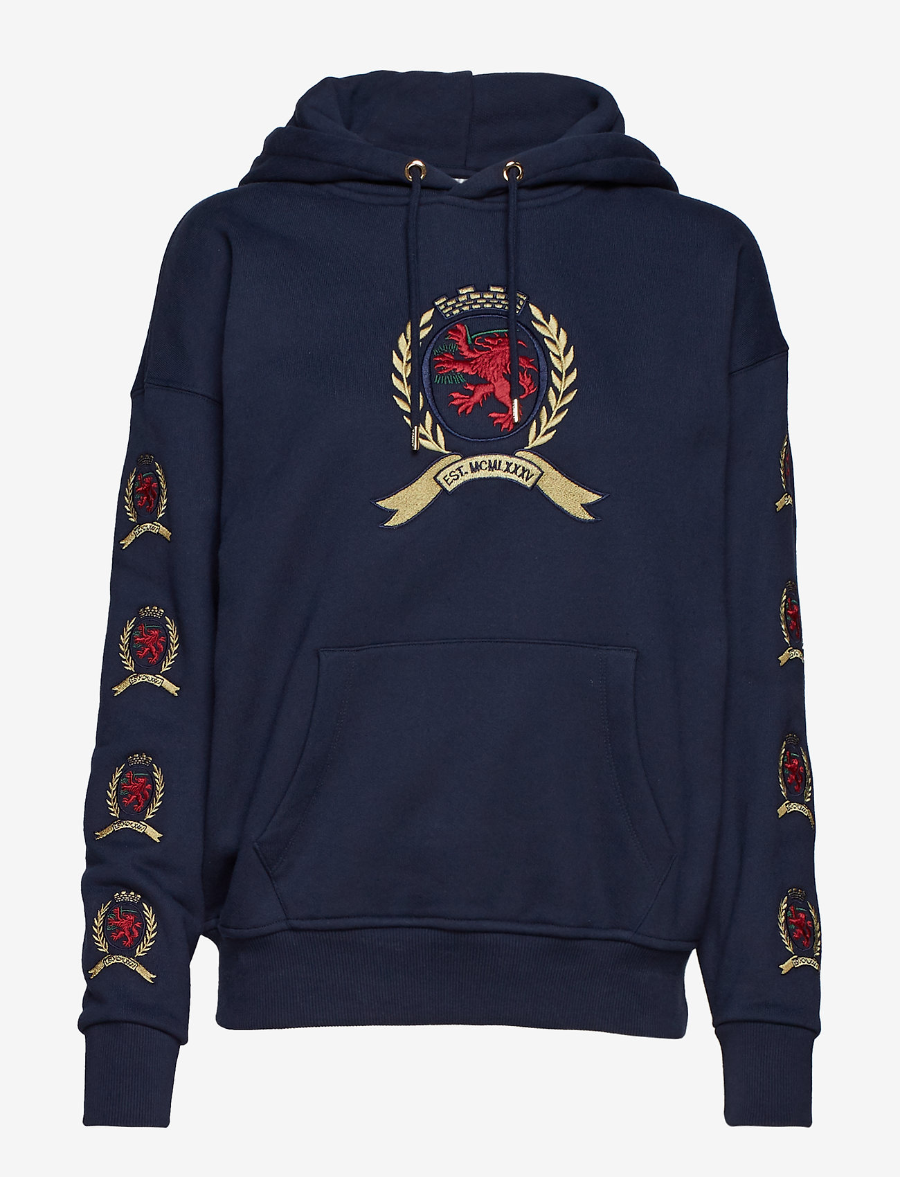 Tommy Jeans - TJW CREST HOODIE W28 - dark sapphire - 0