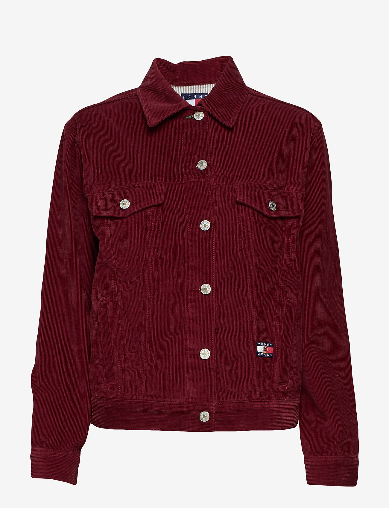 Tommy Jeans - TJW CORDUROY CREST T - cabernet - 0