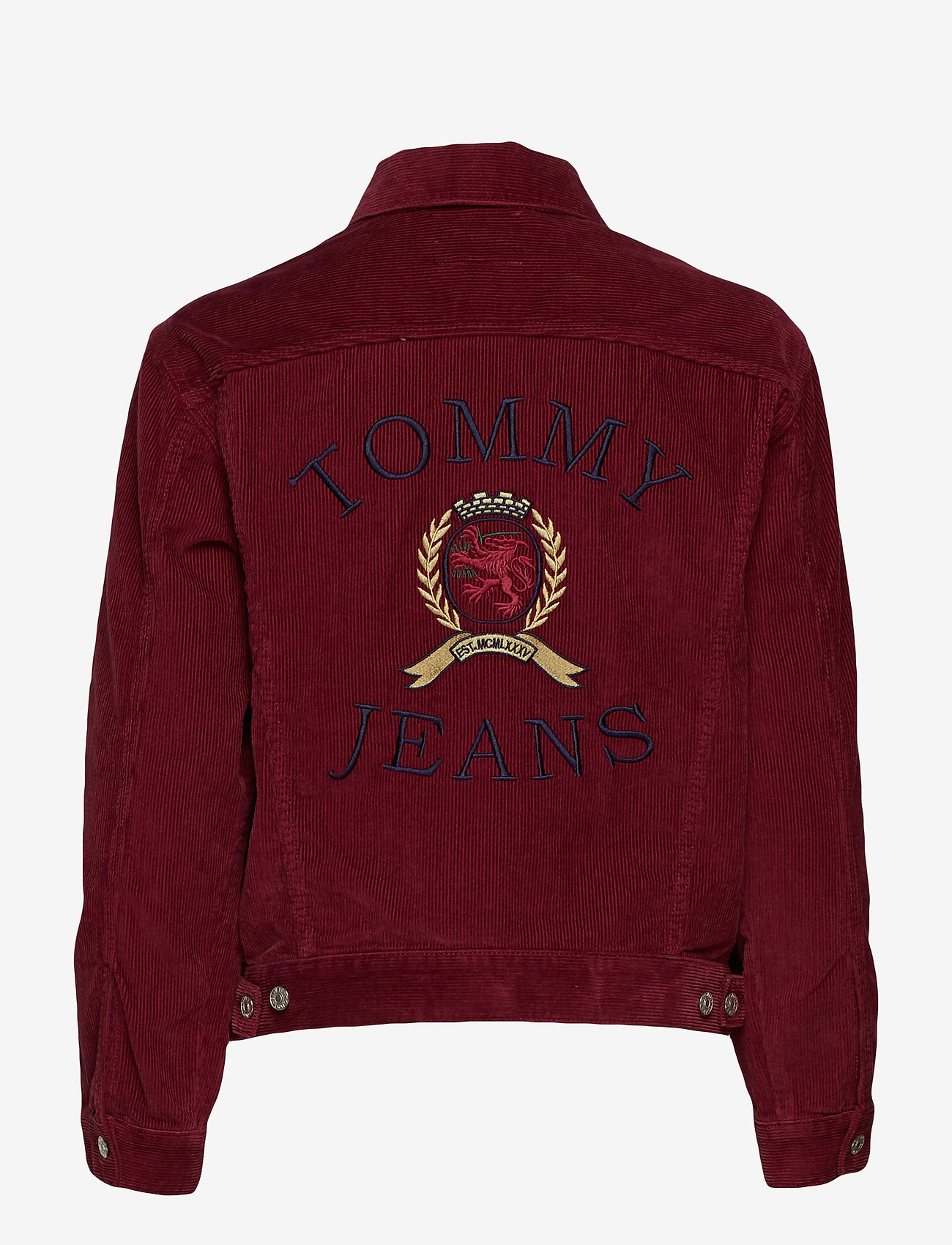 Tommy Jeans - TJW CORDUROY CREST T - cabernet - 1