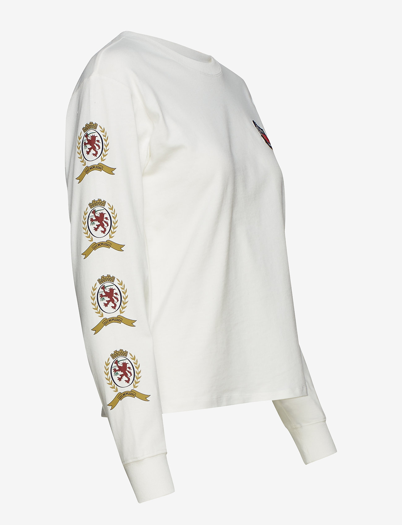 Tommy Jeans - TJW CREST LONGSLEEVE - cloud dancer - 3