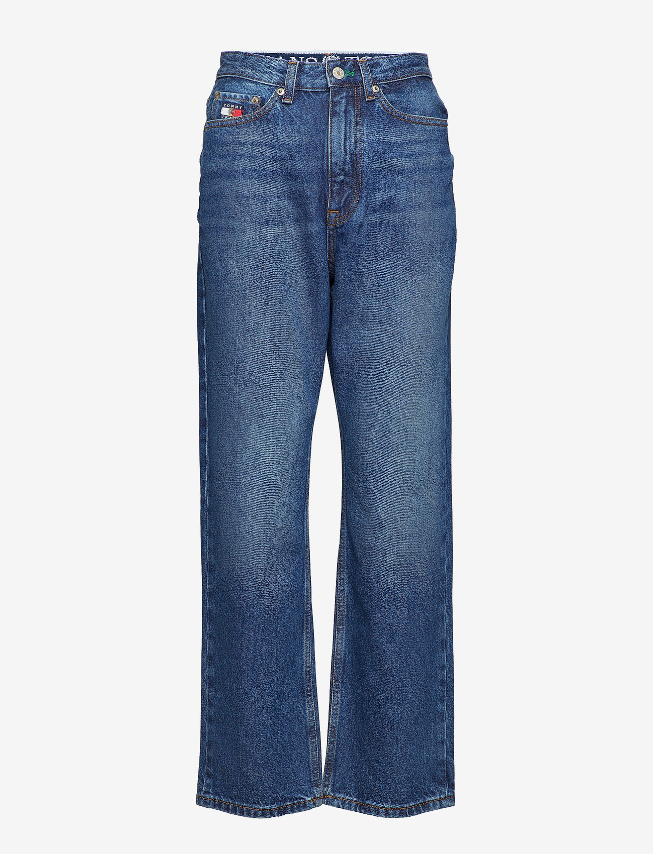 Tommy Jeans - TJW MOM JEANS W16 B - dark blue denim - 0
