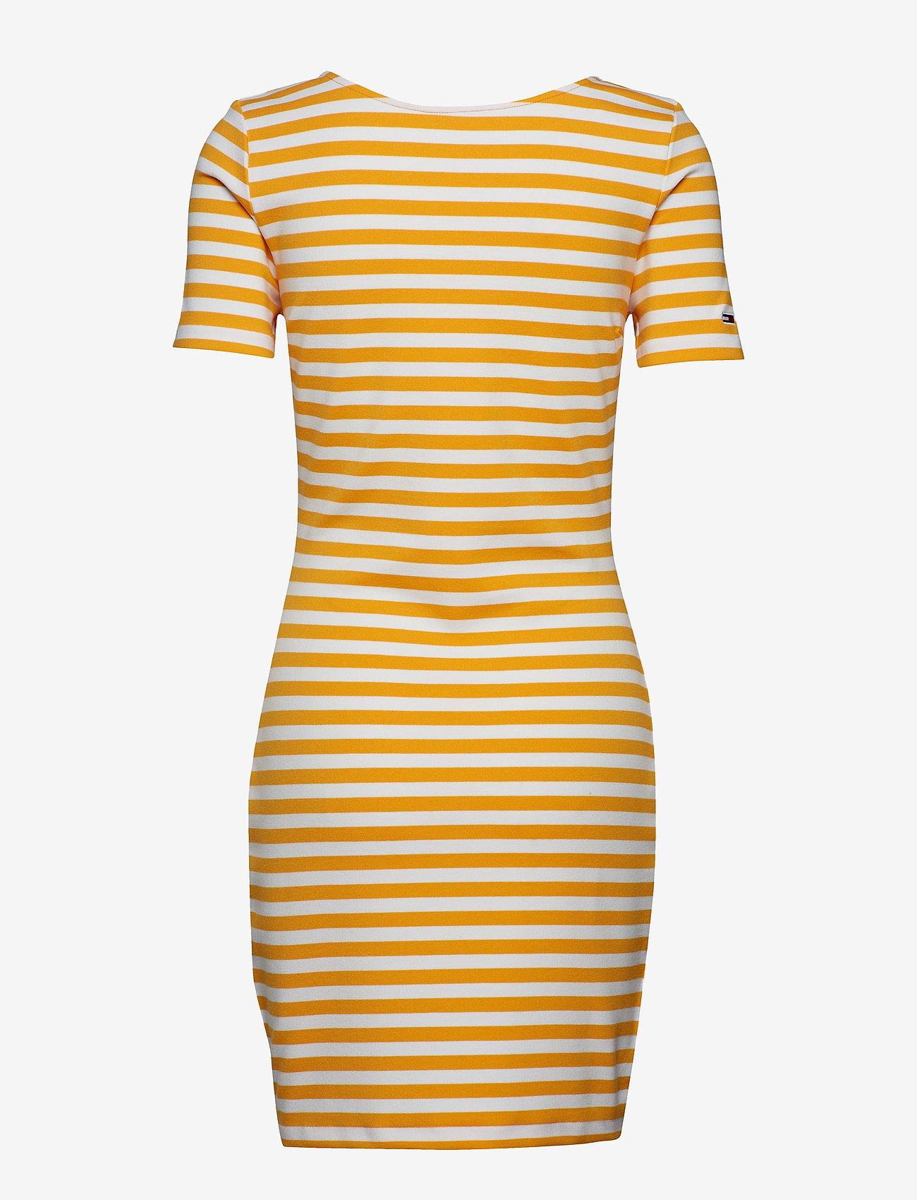 Tommy Jeans - TJW TOMMY CLASSICS BODYCON DRESS - radiant yellow / classic white - 1