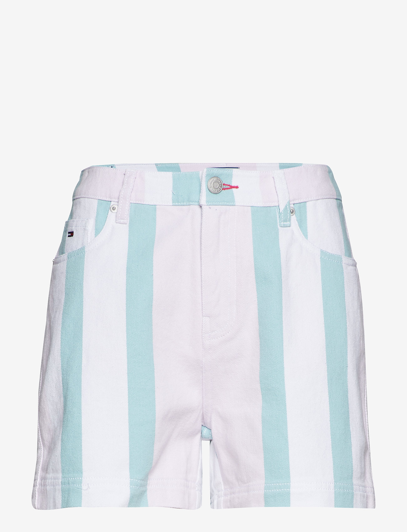 Tommy Jeans - TJW COLORBLOCK STRIPE SHORT - bold pastel stripe - 0