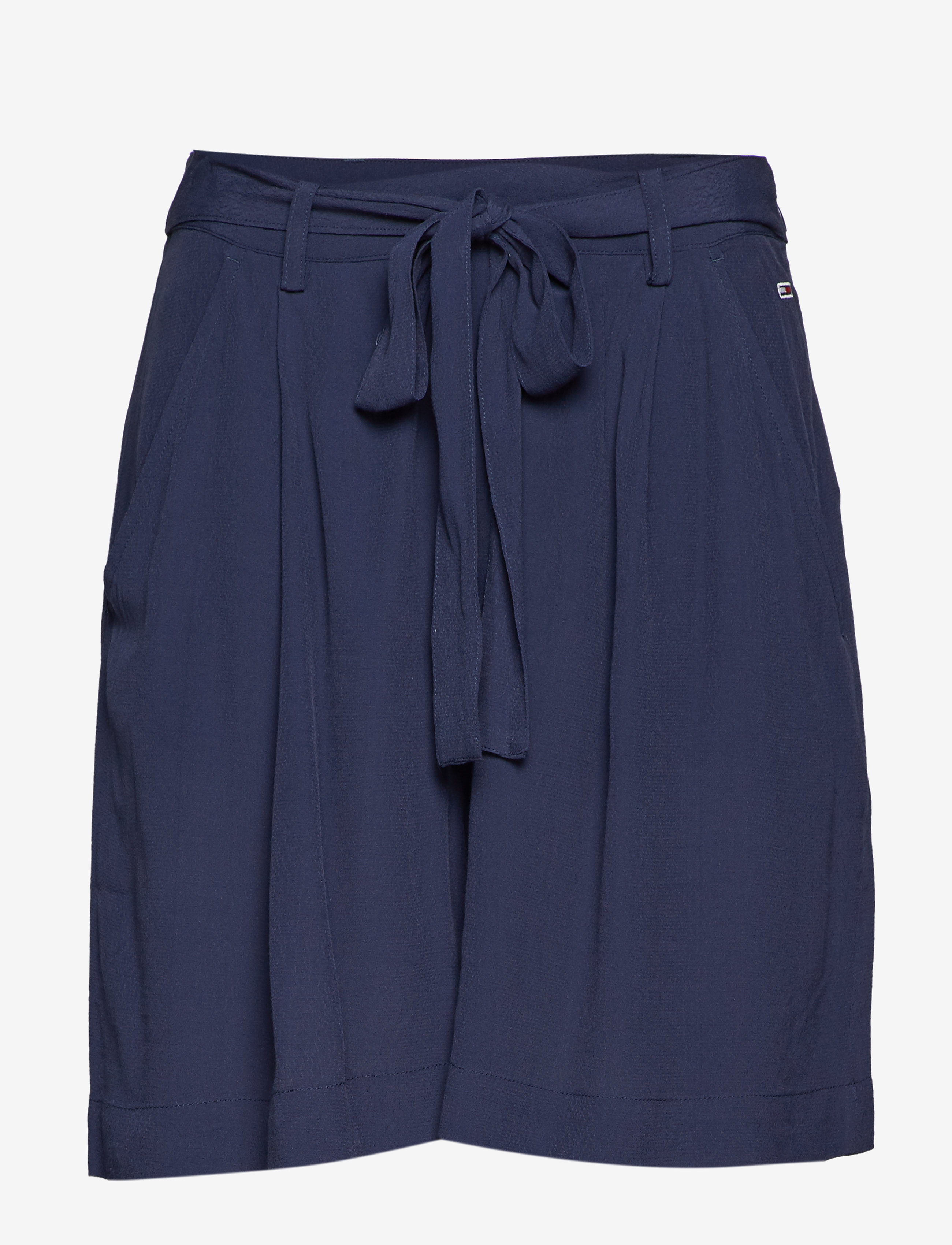 Tommy Jeans - TJW FLUID BOW DETAIL SHORT - black iris - 0