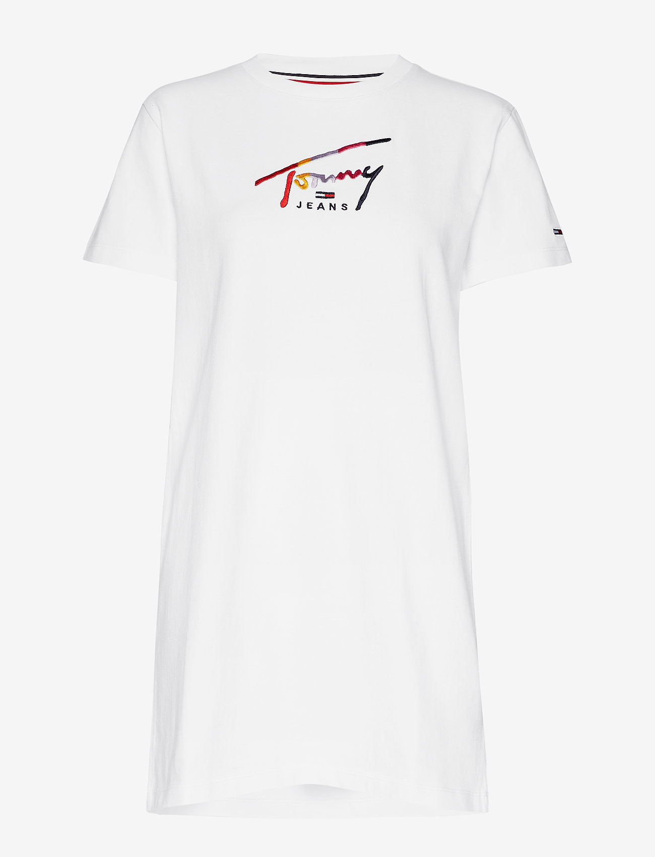 Tommy Jeans - TJW GRAPHIC TEE DRES - classic white - 0