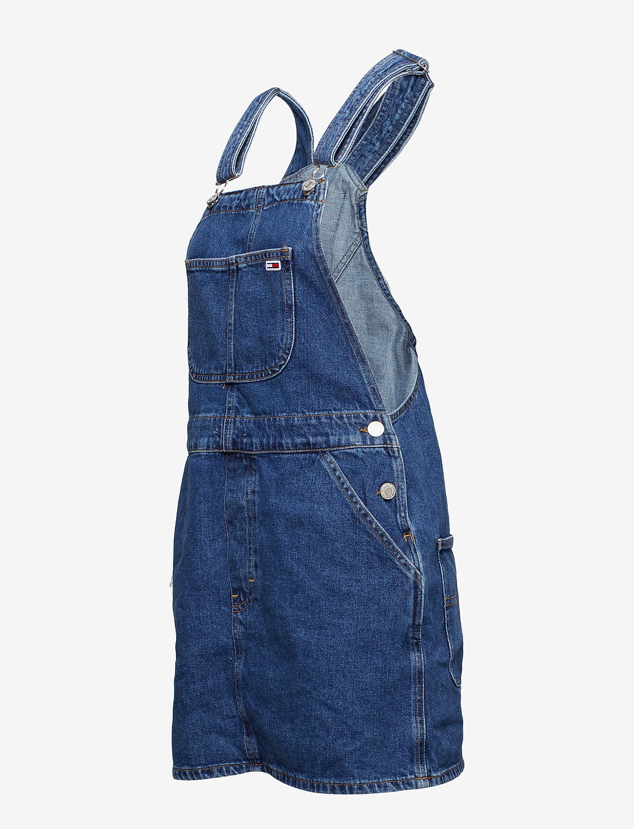 Tommy Jeans - CLASSIC DUNGAREE DRESS PRPMS - prep mid stone rigid - 2