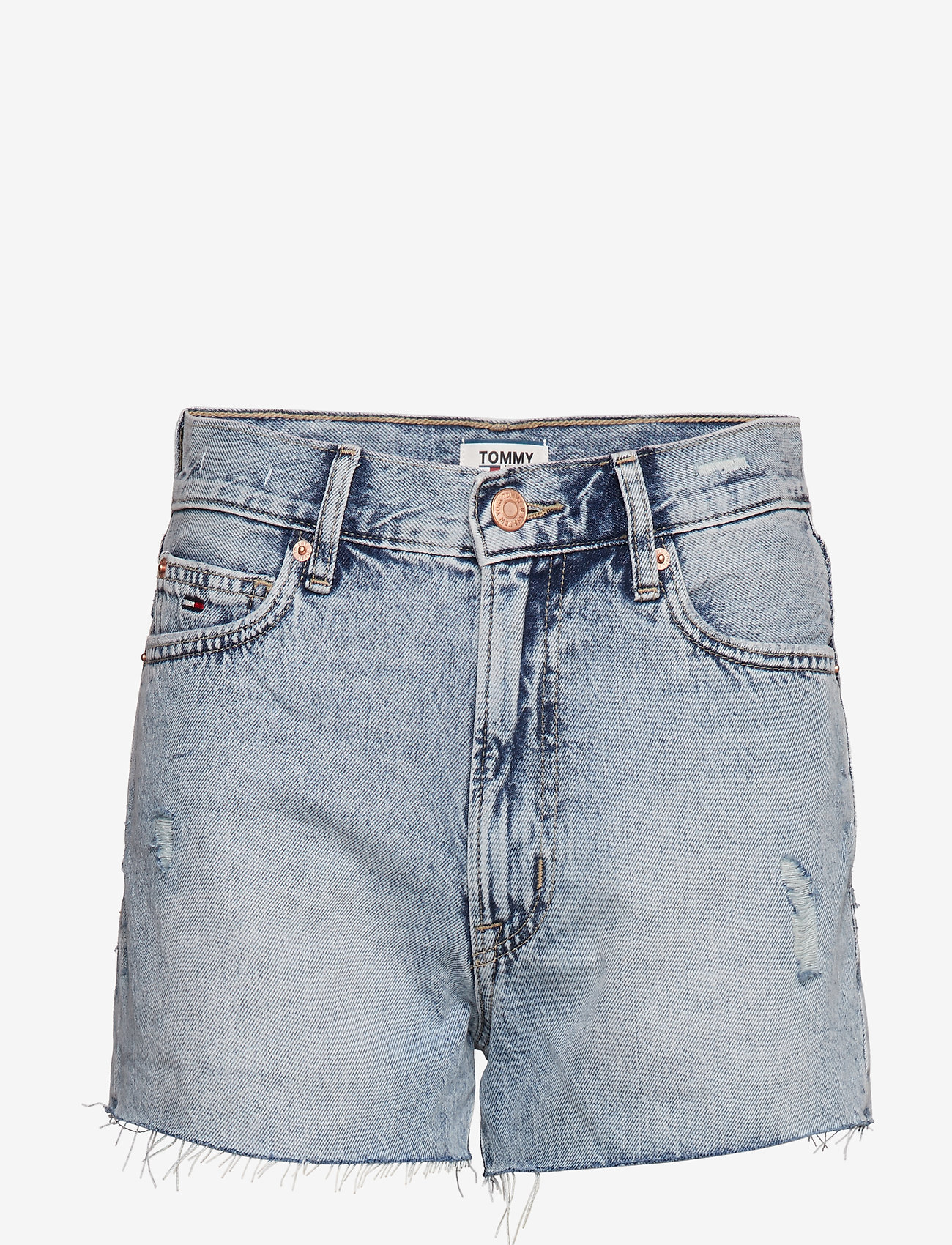 Tommy Jeans - HOT PANT DENIM SHORT - tj silver lt bl rig - 0