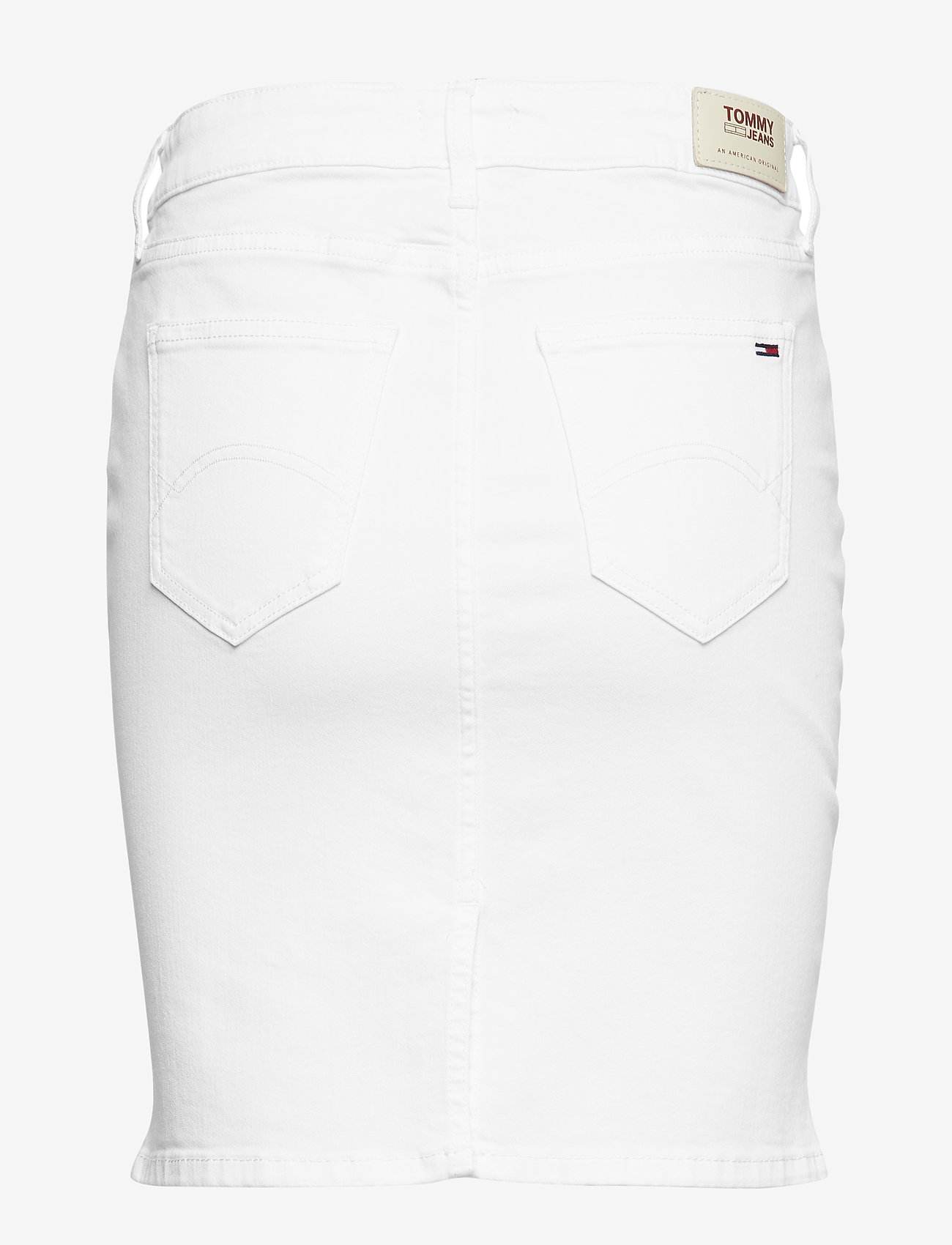 Tommy Jeans - REGULAR DENIM SKIRT SNWH - snow white stretch - 1