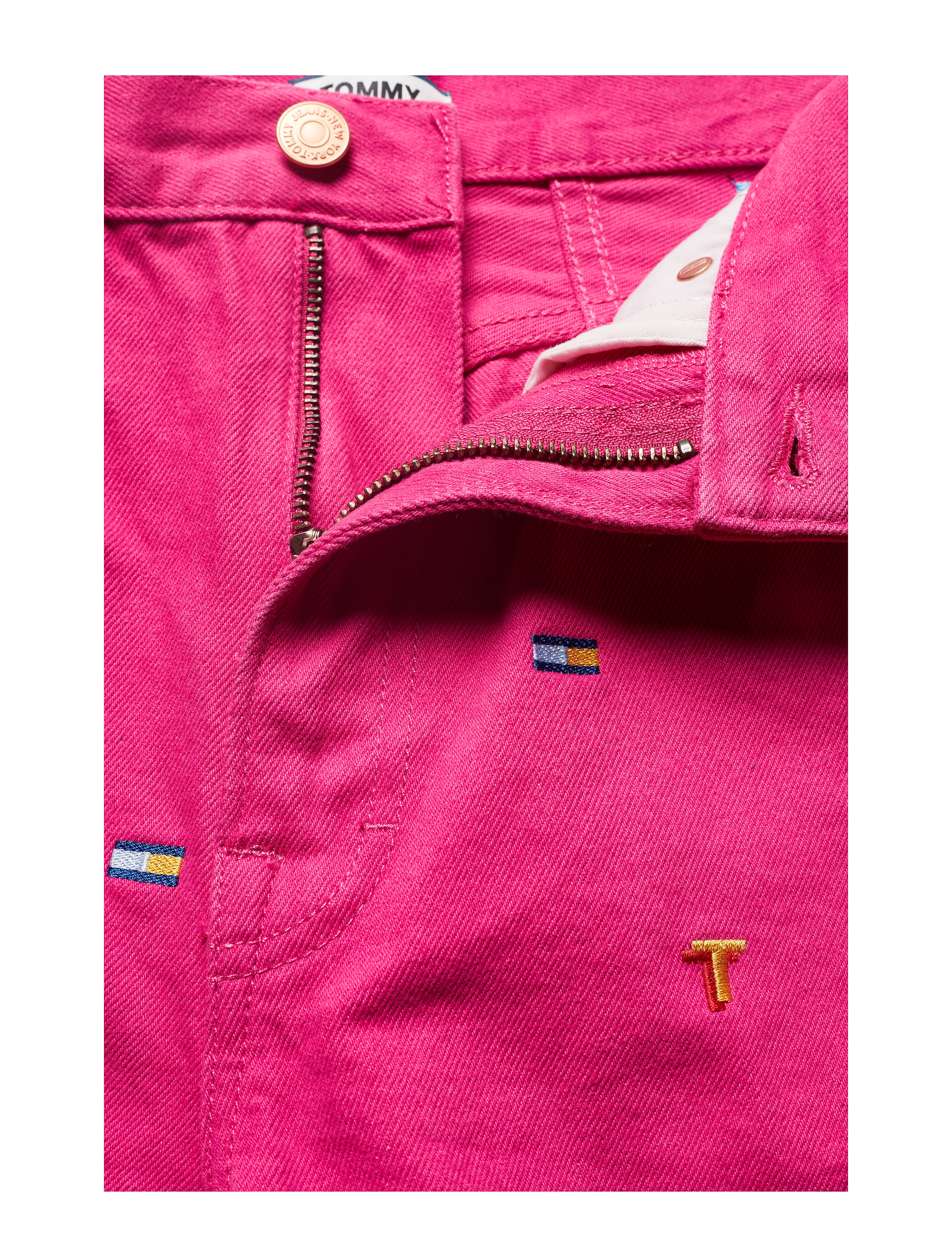 Tommy Jeans - HIGH RISE TAPERED TJ 2004 GRTFR - gritter fuch prpl rg - 3