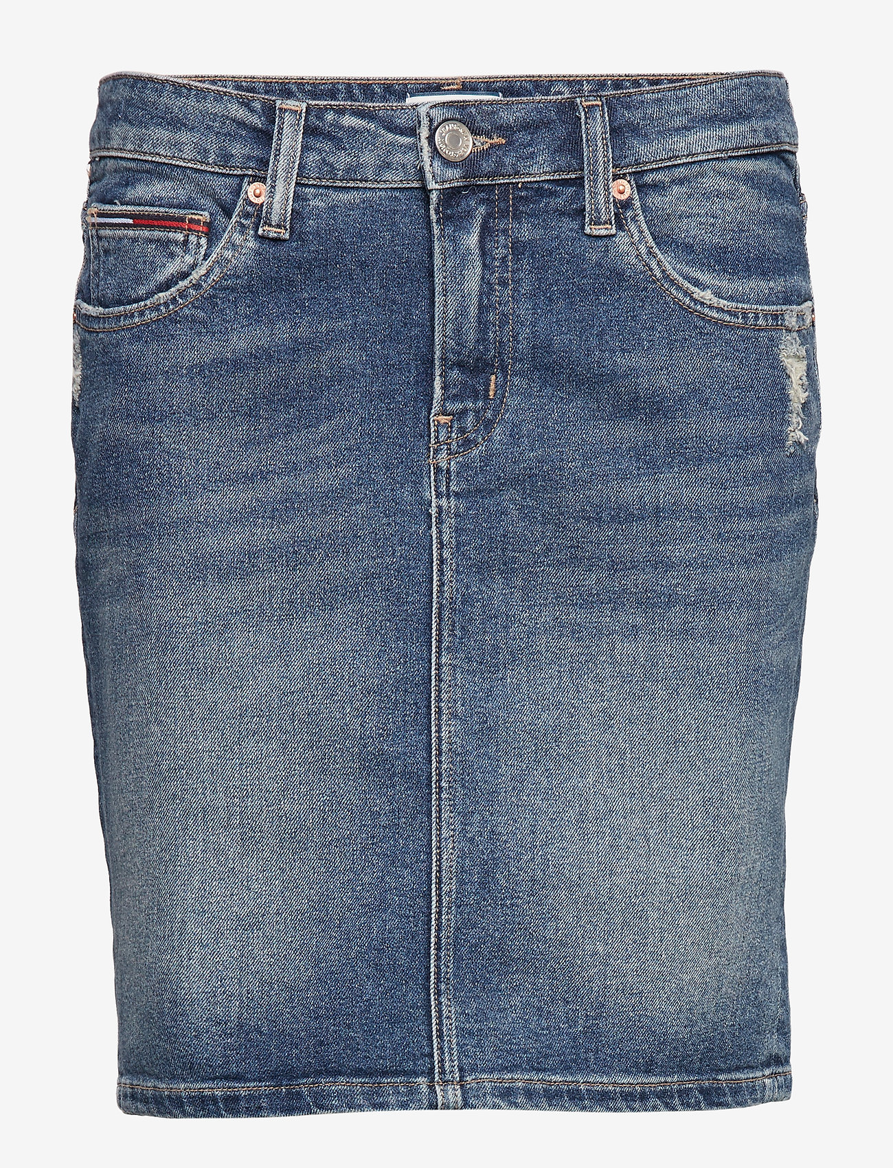 Tommy Jeans - REGULAR DENIM SKIRT, - cali mid bl com - 0