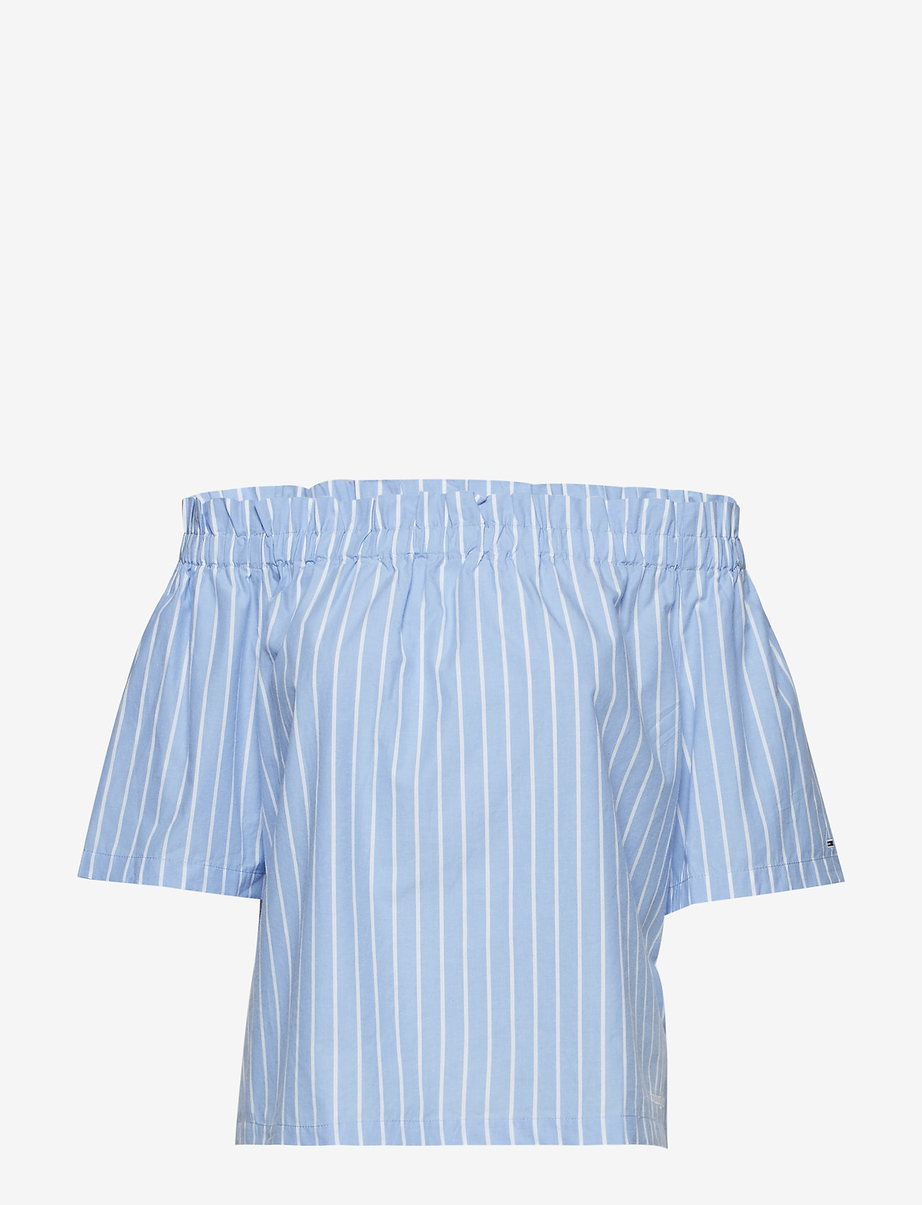 Tommy Jeans - TJW SUMMER OFF SHOUL - serenity / classic white - 0