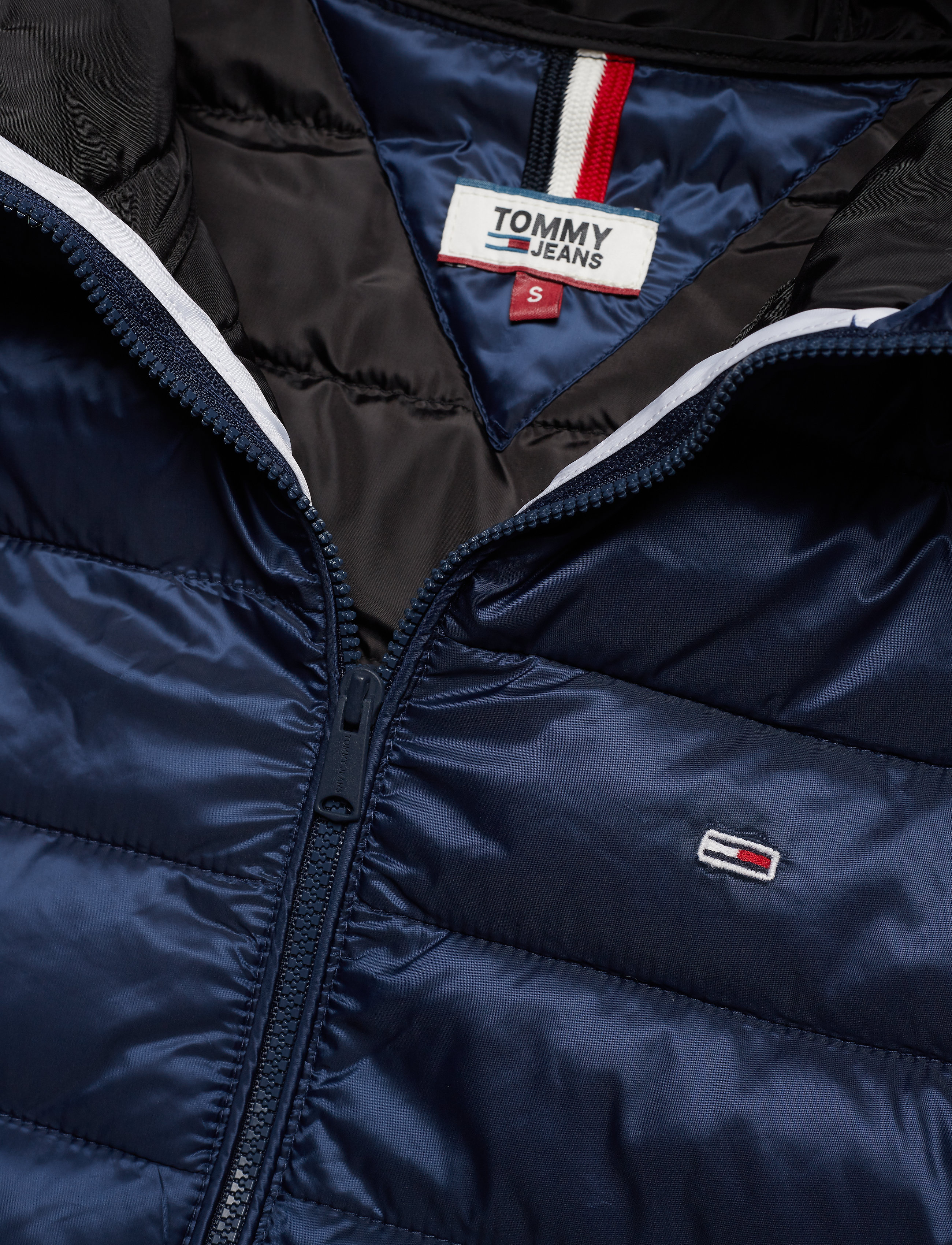 Tommy Jeans - TJW QUILTED ZIP THRU - black iris - 3