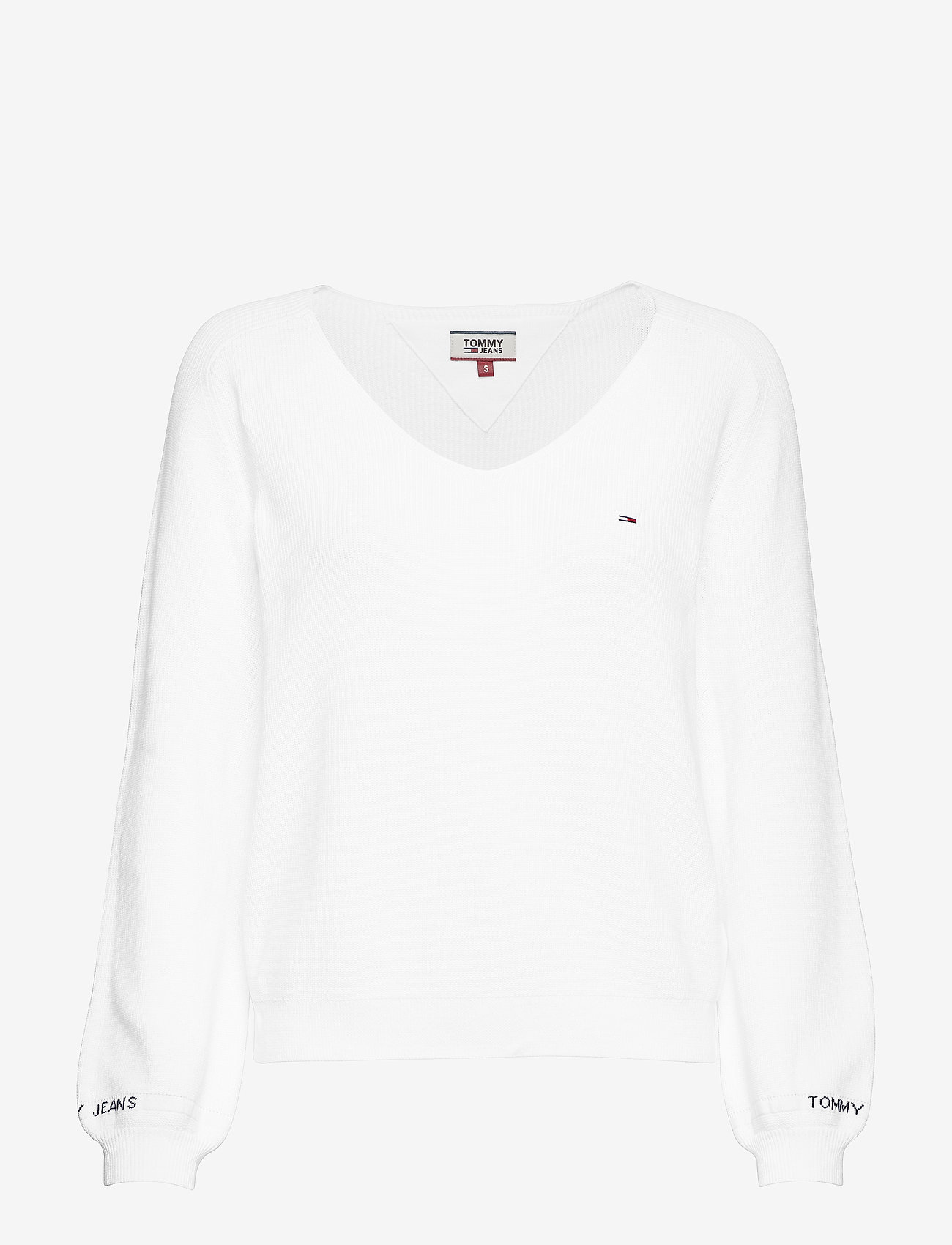 Tommy Jeans - TJW SLEEVE DETAIL SW - classic white - 0