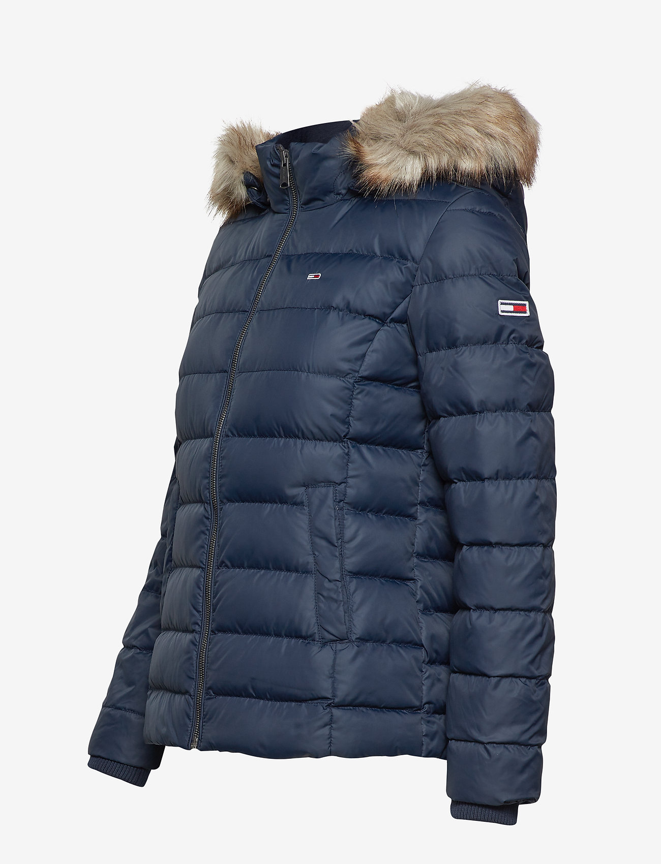 Puffer Coat Femme Tommy Jeans Essential Hooded Coat Doudoune Tommy