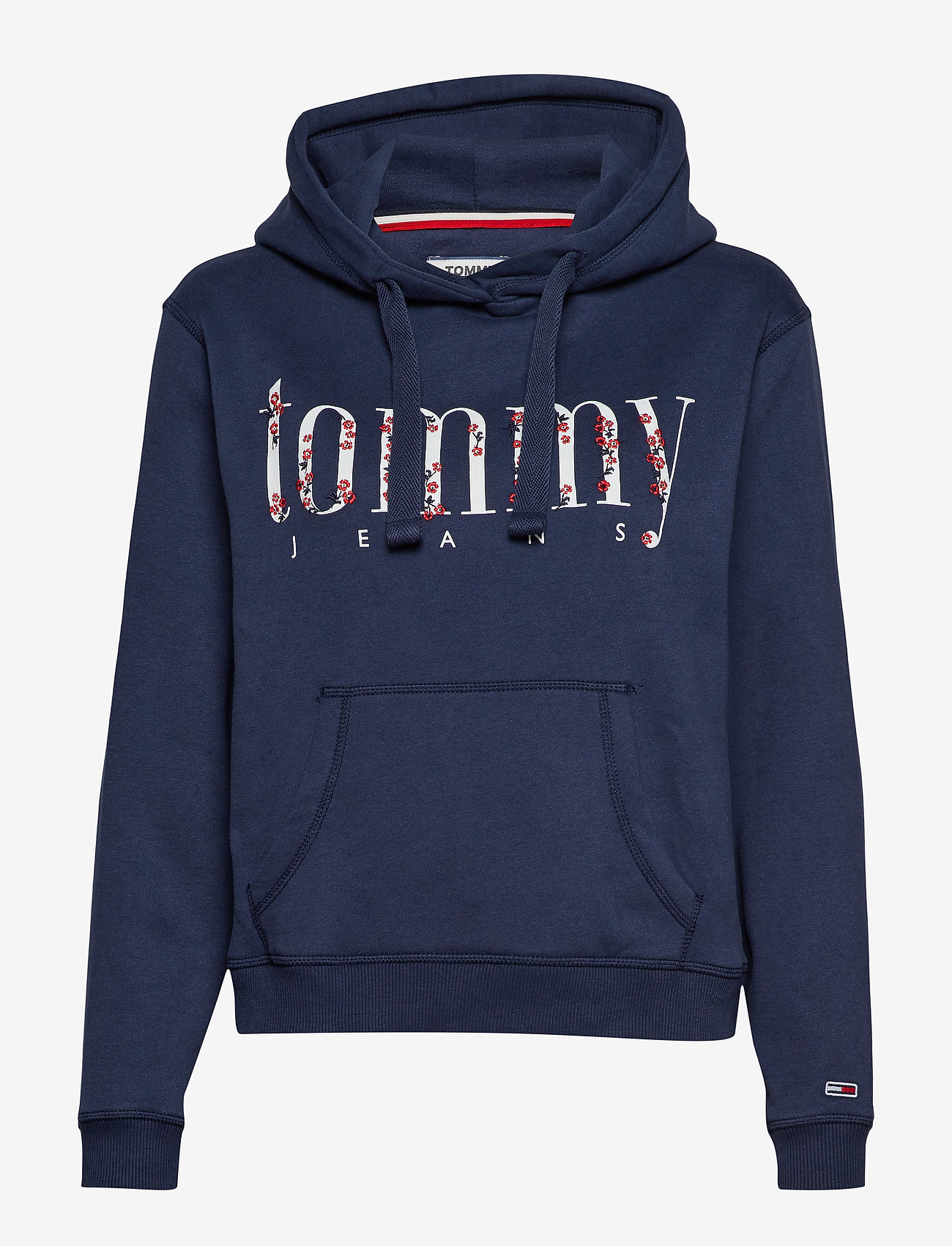 Tommy Jeans - TJW FLORAL LOGO HOOD - black iris - 0